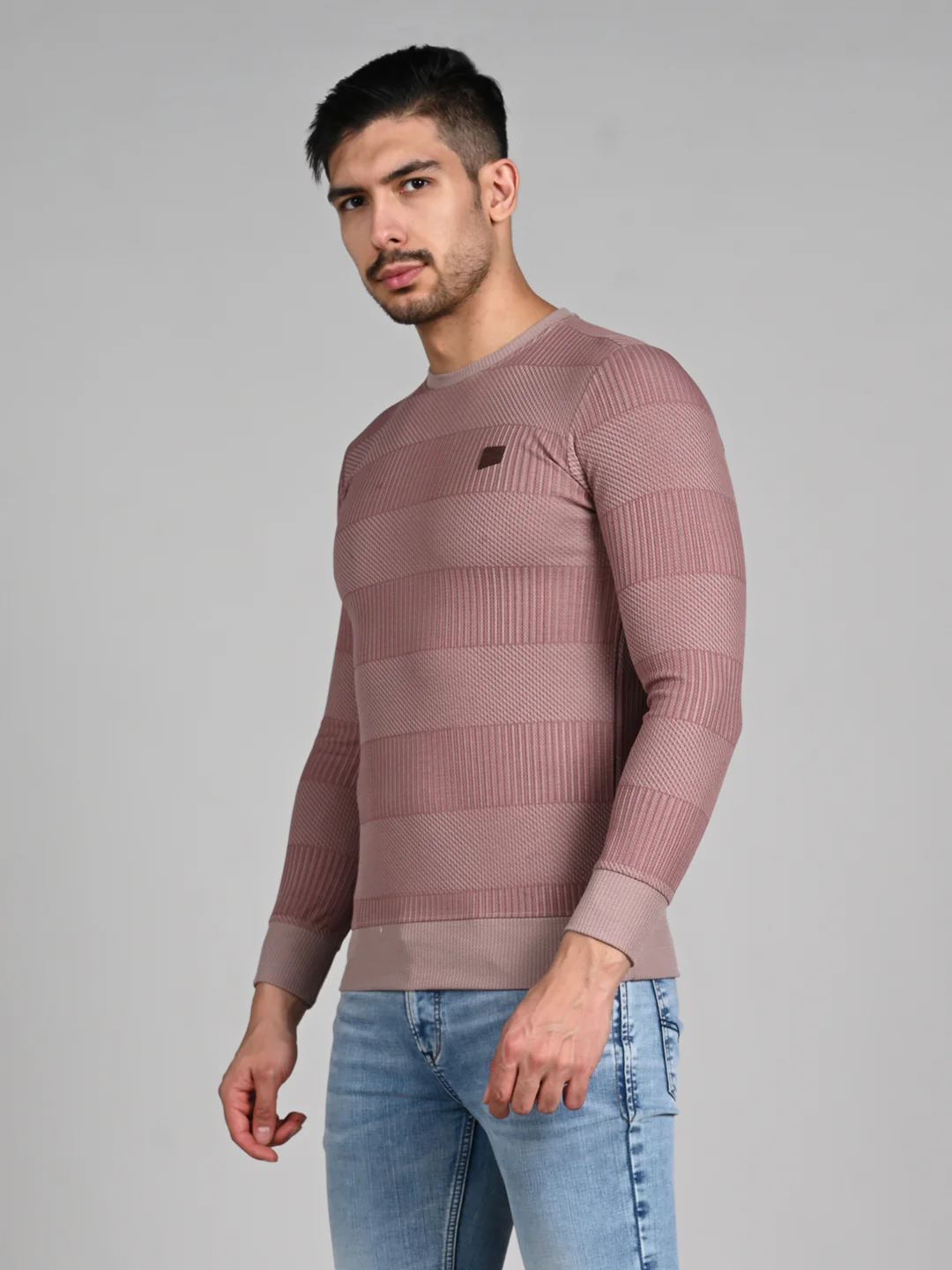 Killer Men Pink Printed Slim Fit T-Shirts - Image 6