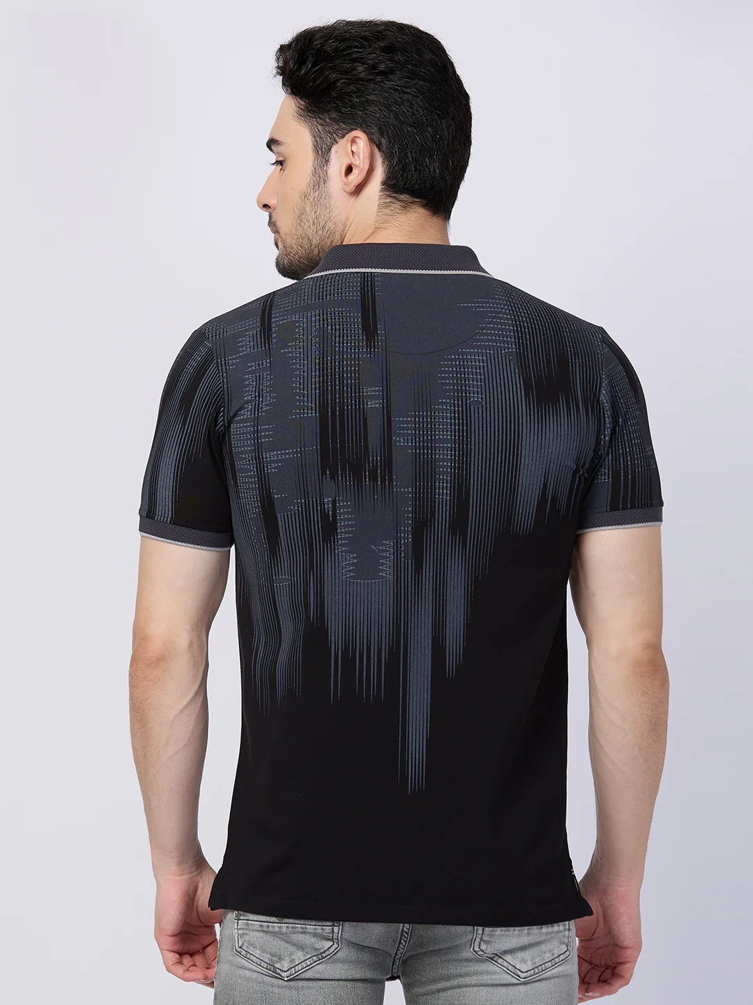 Killer Men Black Printed Slim Fit T-Shirts - Image 5