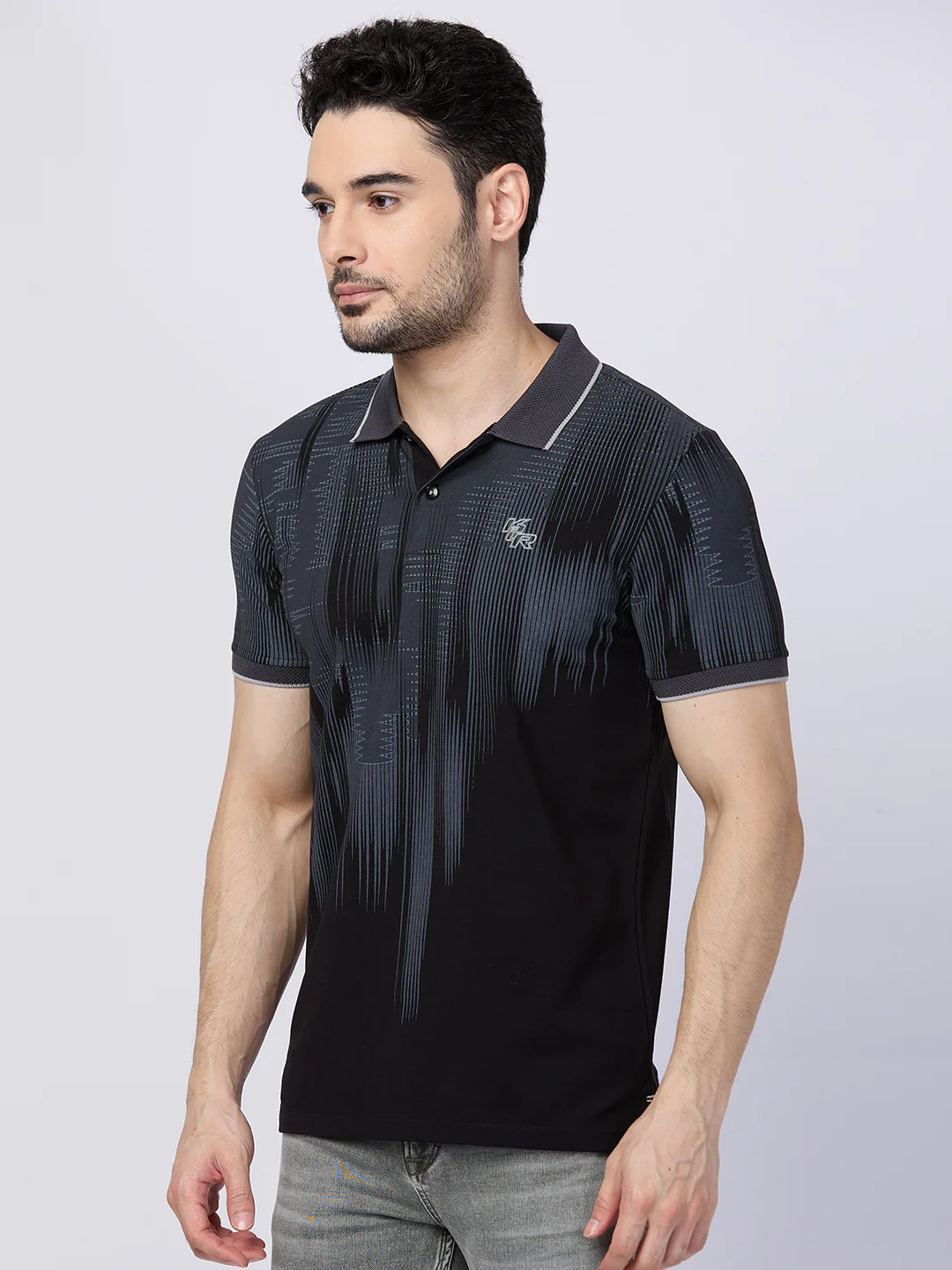 Killer Men Black Printed Slim Fit T-Shirts - Image 6