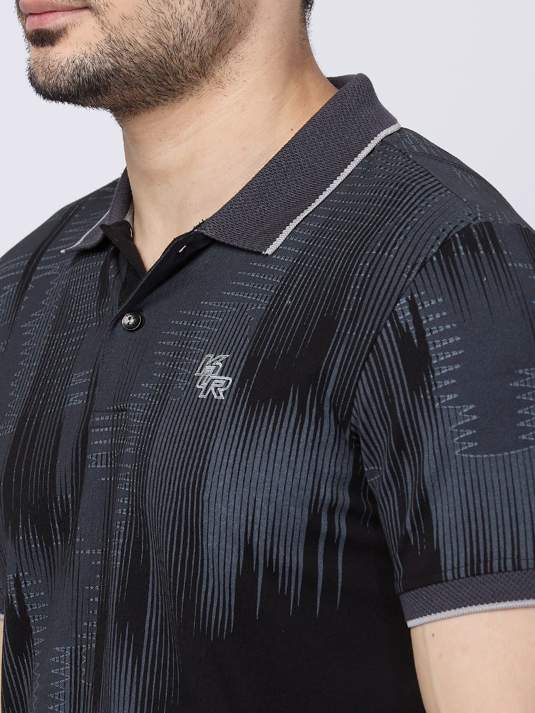 Killer Men Black Printed Slim Fit T-Shirts - Image 7