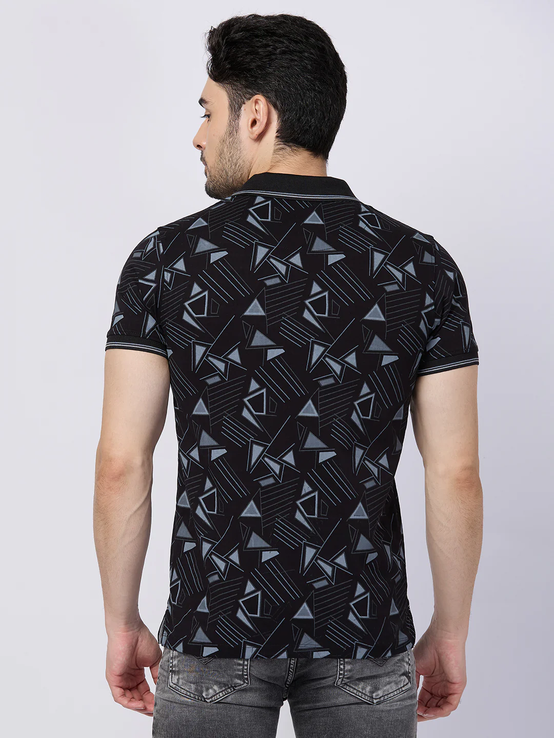 Killer Men Black Printed Slim Fit T-Shirts - Image 5