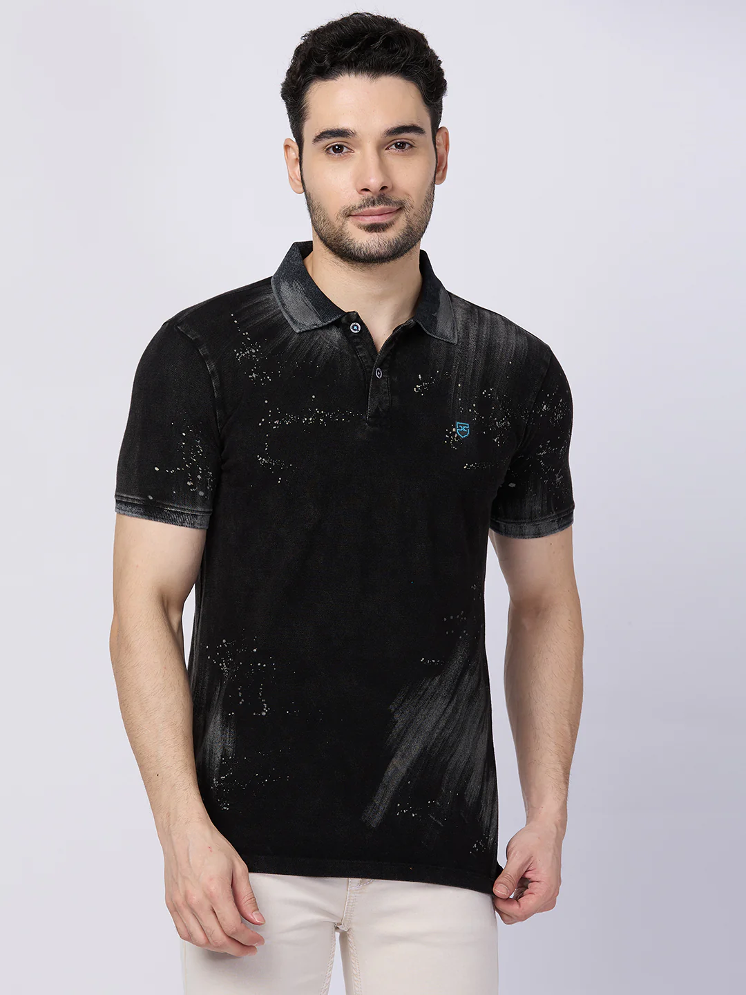 Killer Men Black Printed Slim Fit T-Shirts - Image 3