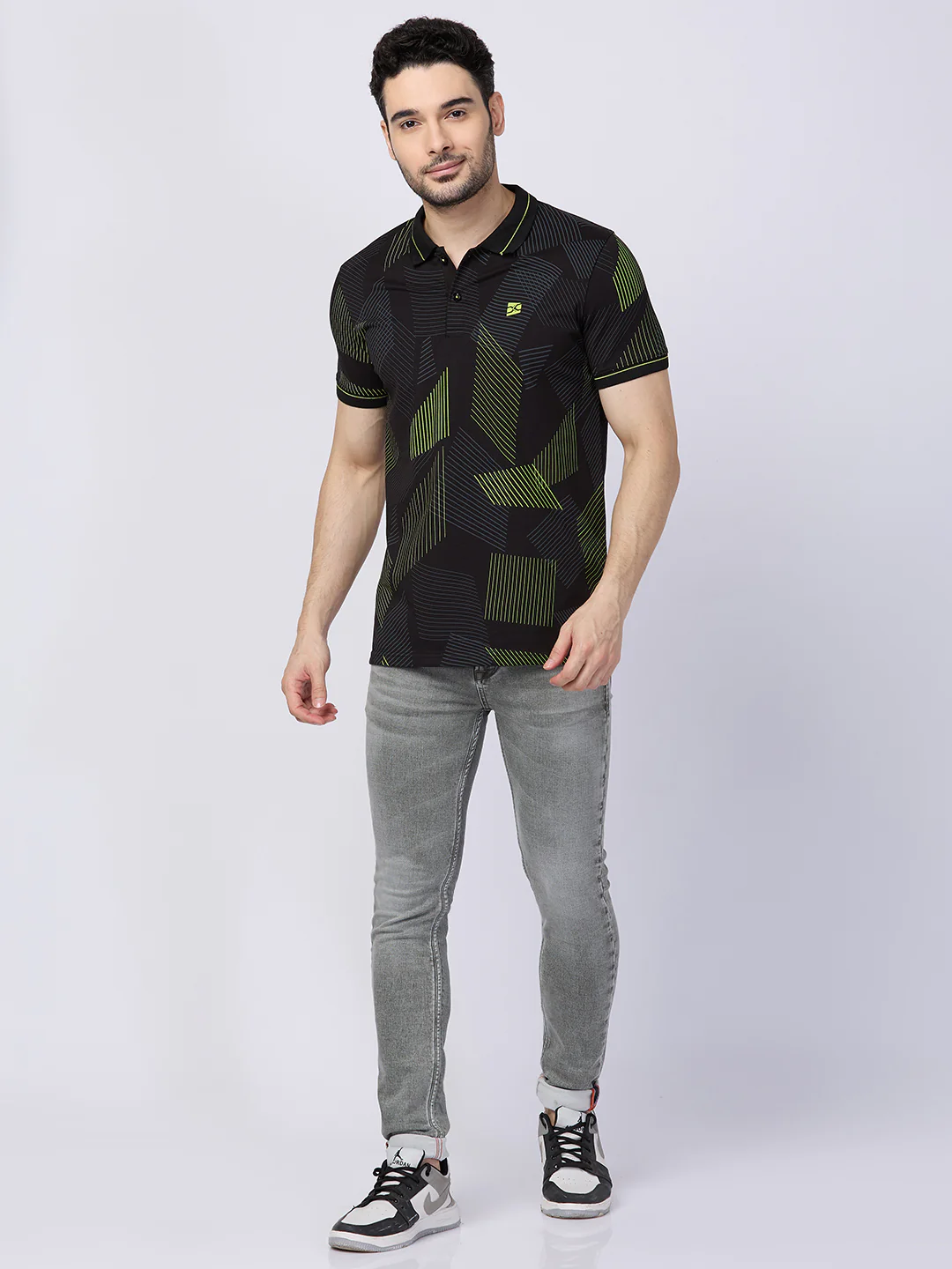 Killer Men Black Printed Slim Fit T-Shirts - Image 4
