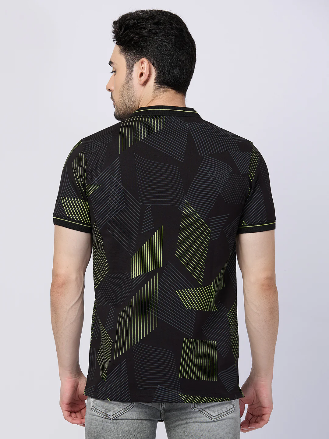 Killer Men Black Printed Slim Fit T-Shirts - Image 5