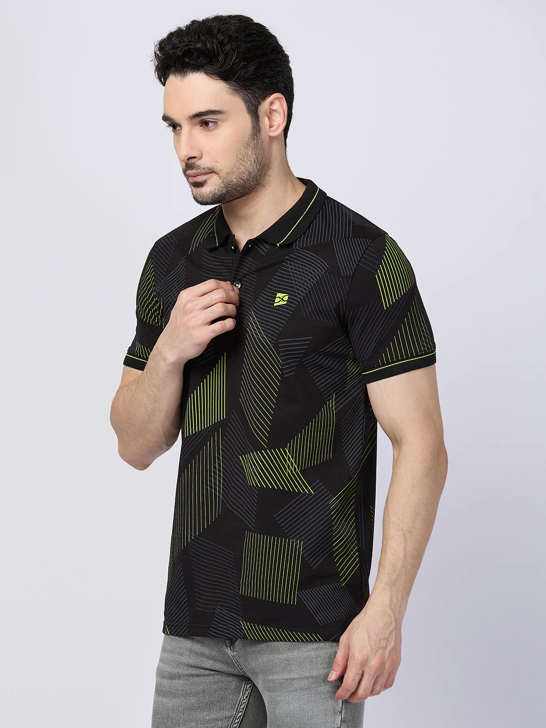 Killer Men Black Printed Slim Fit T-Shirts - Image 6
