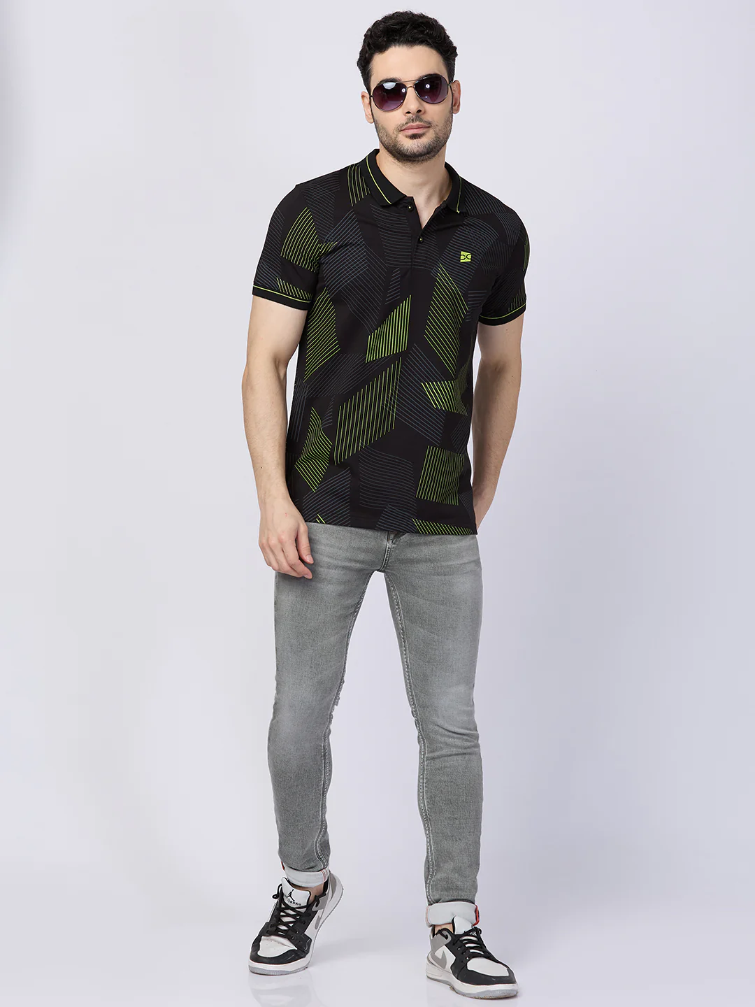 Killer Men Black Printed Slim Fit T-Shirts - Image 8