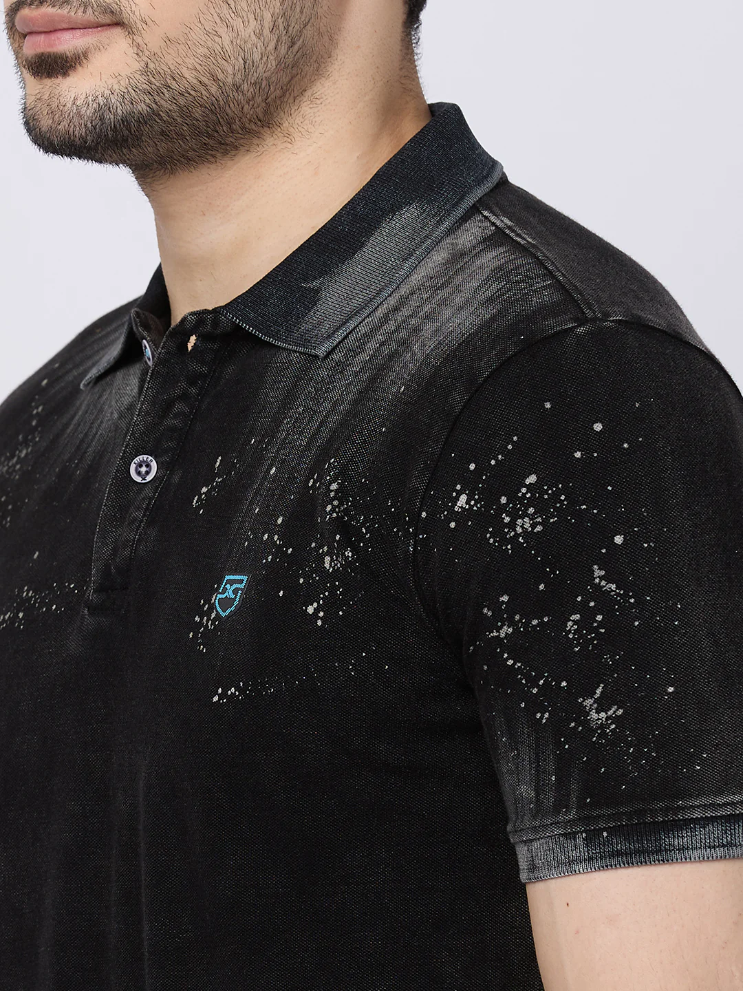 Killer Men Black Printed Slim Fit T-Shirts - Image 7