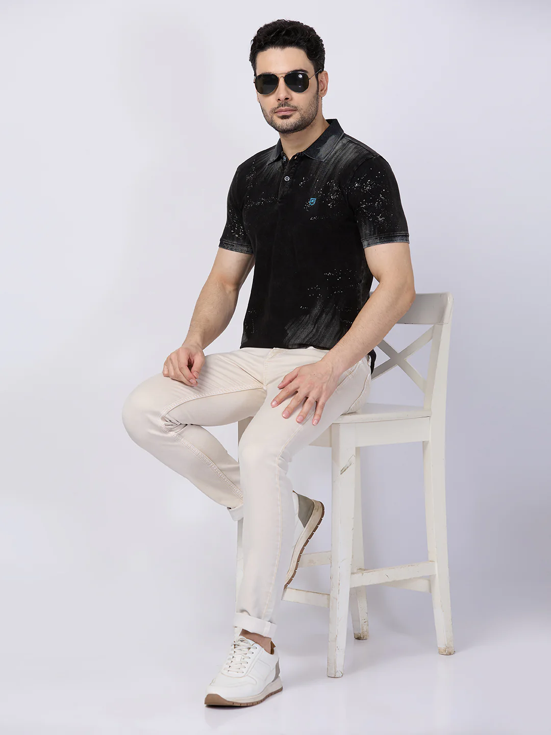 Killer Men Black Printed Slim Fit T-Shirts - Image 8