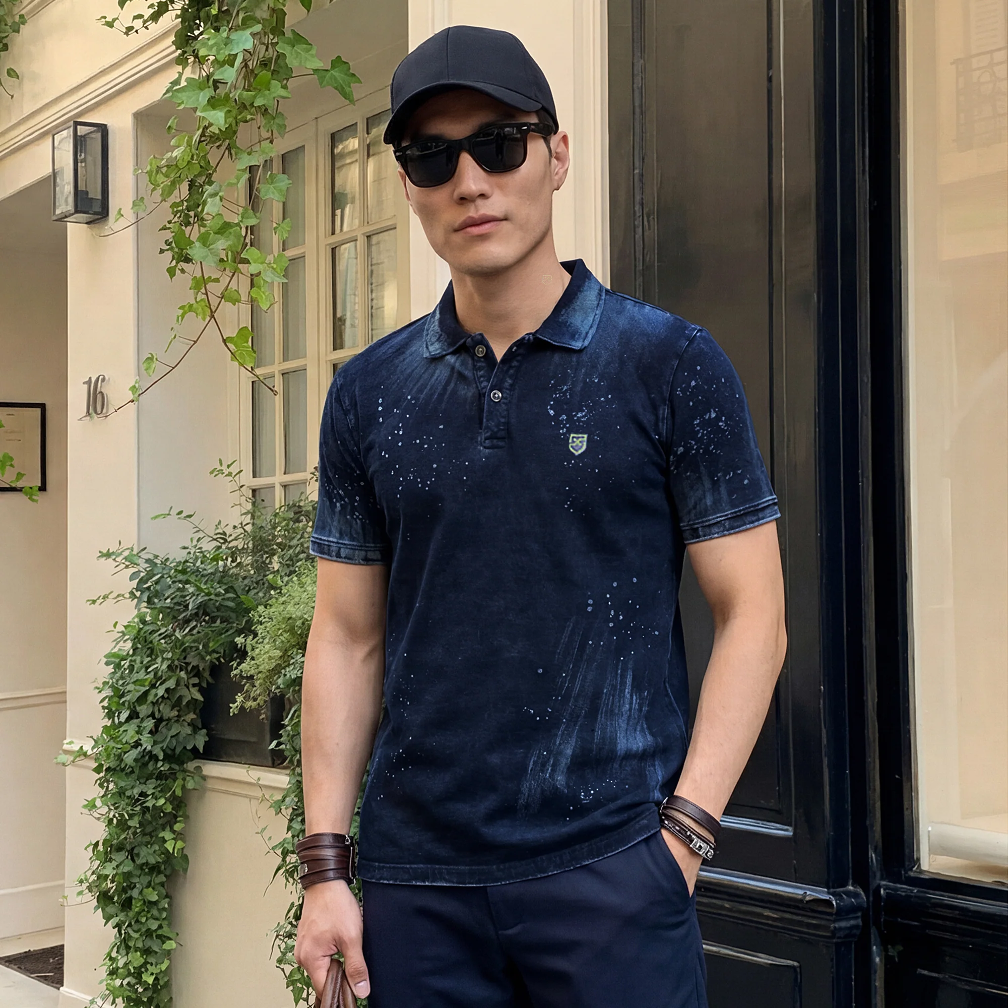 Killer Men Blue Printed Slim Fit T-Shirts - Image 2