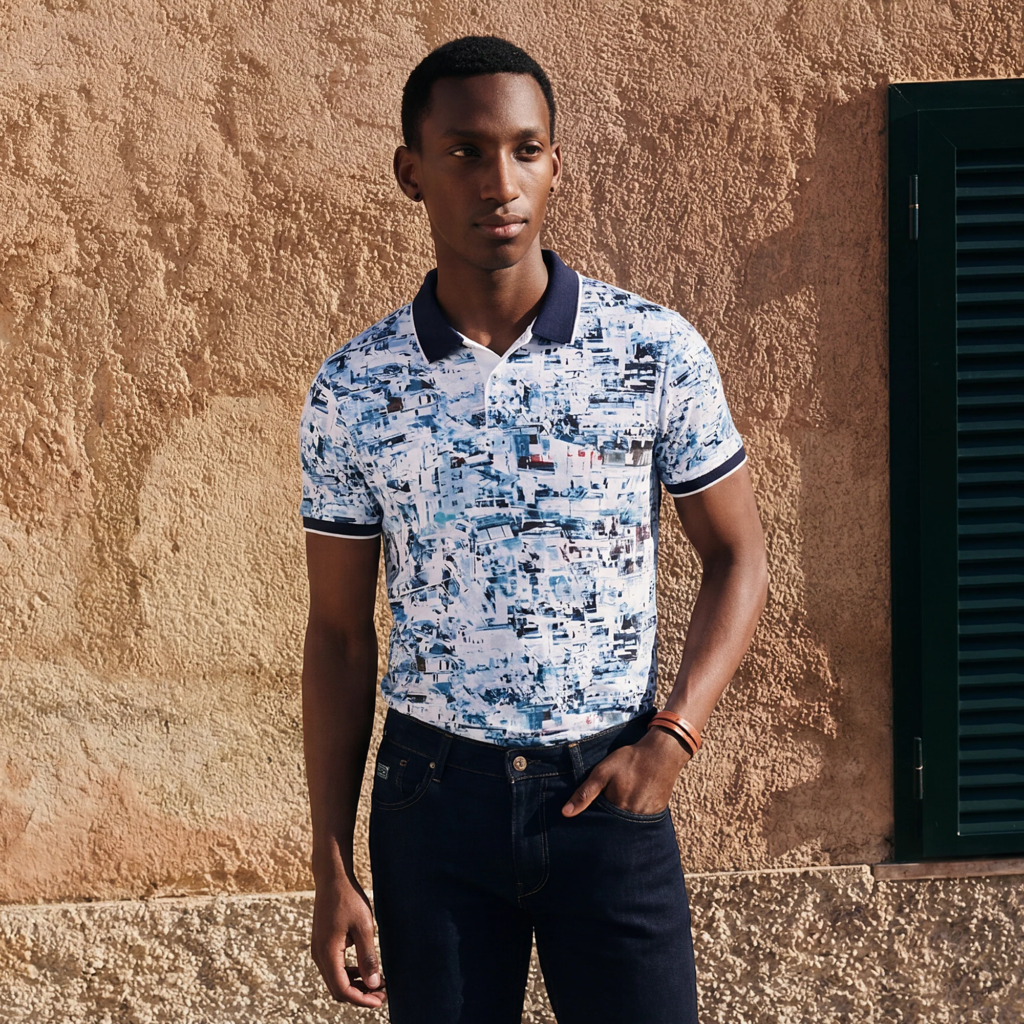 Killer Men Blue Printed Slim Fit T-Shirts - Image 2