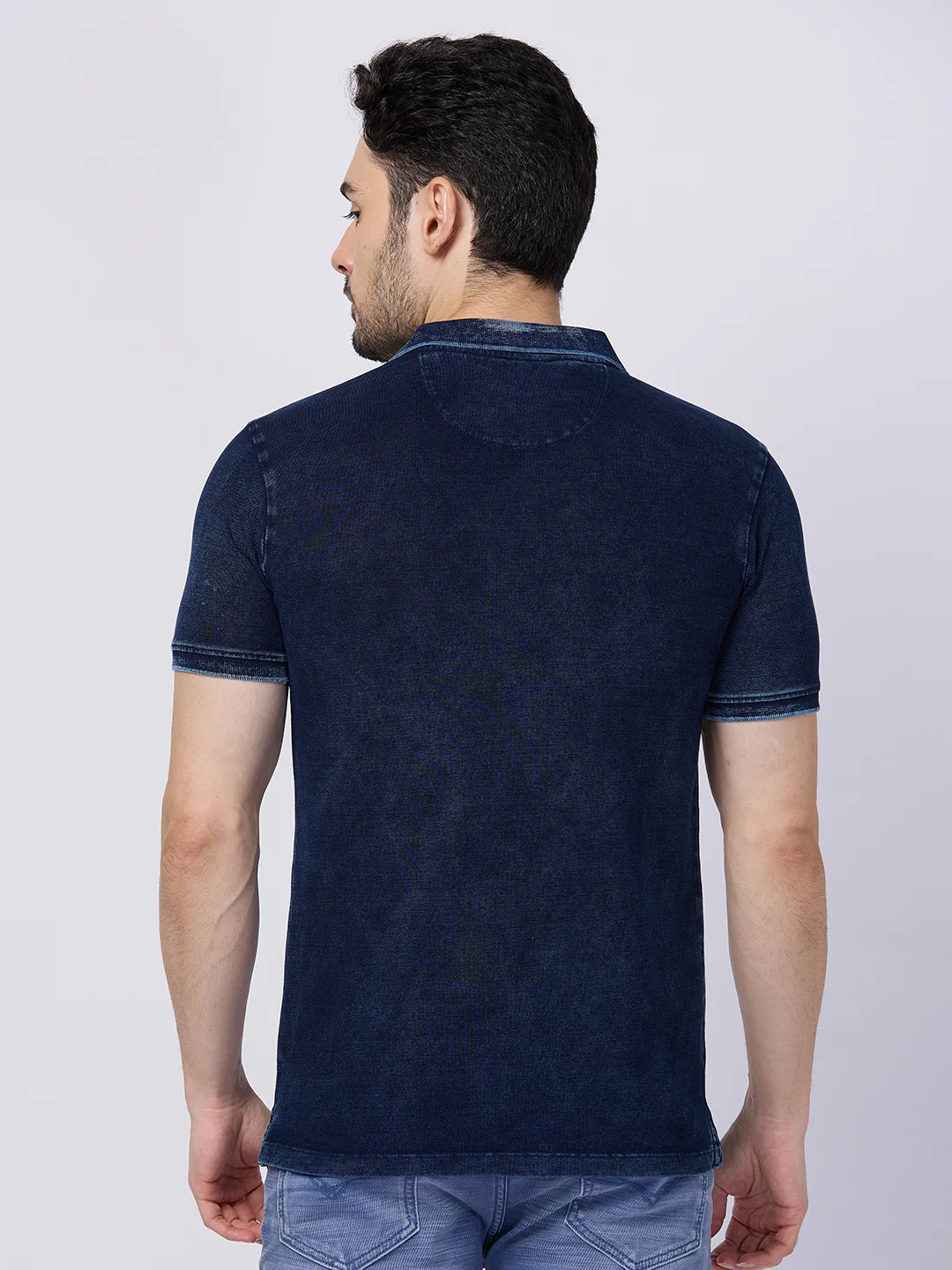 Killer Men Blue Printed Slim Fit T-Shirts - Image 5