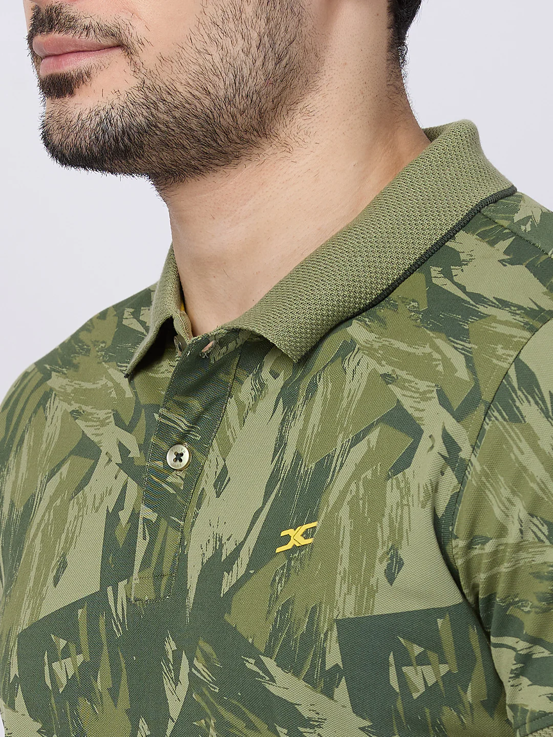 Killer Men Green Printed Slim Fit T-Shirts - Image 7