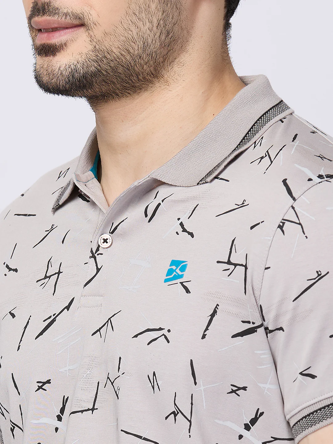 Killer Men Grey Printed Slim Fit T-Shirts - Image 7