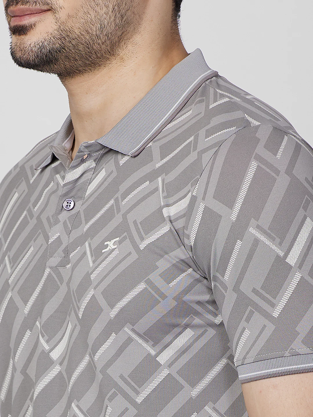 Killer Men Grey Printed Slim Fit T-Shirts - Image 7