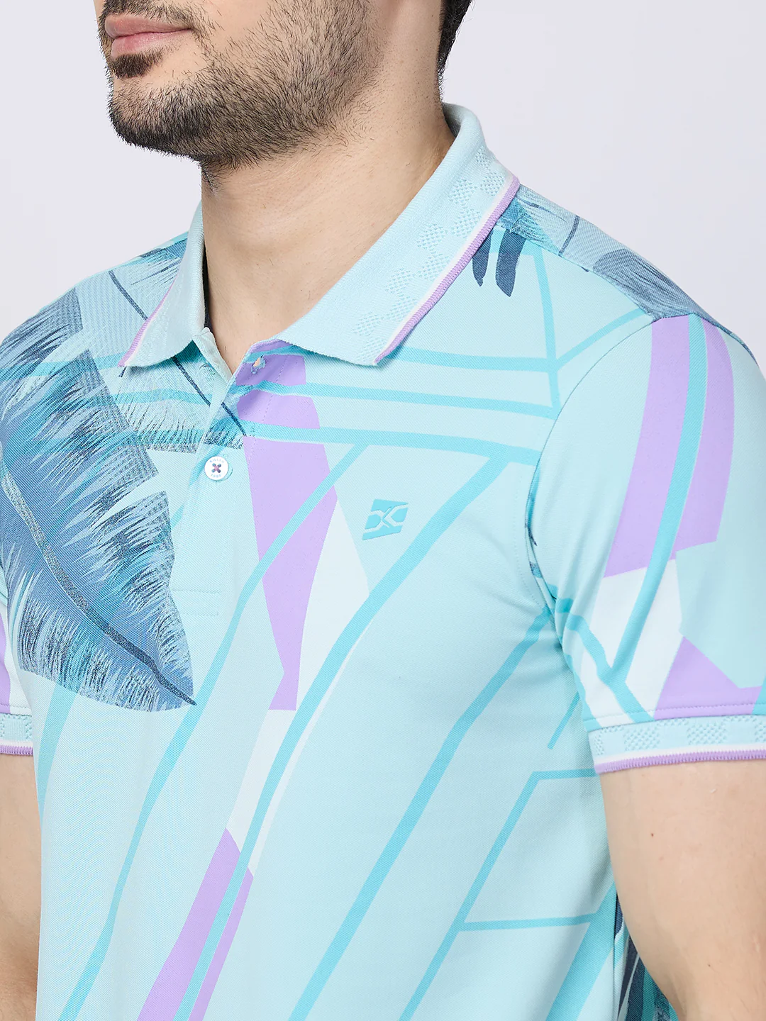Killer Men Light Blue Printed Slim Fit T-Shirts - Image 7