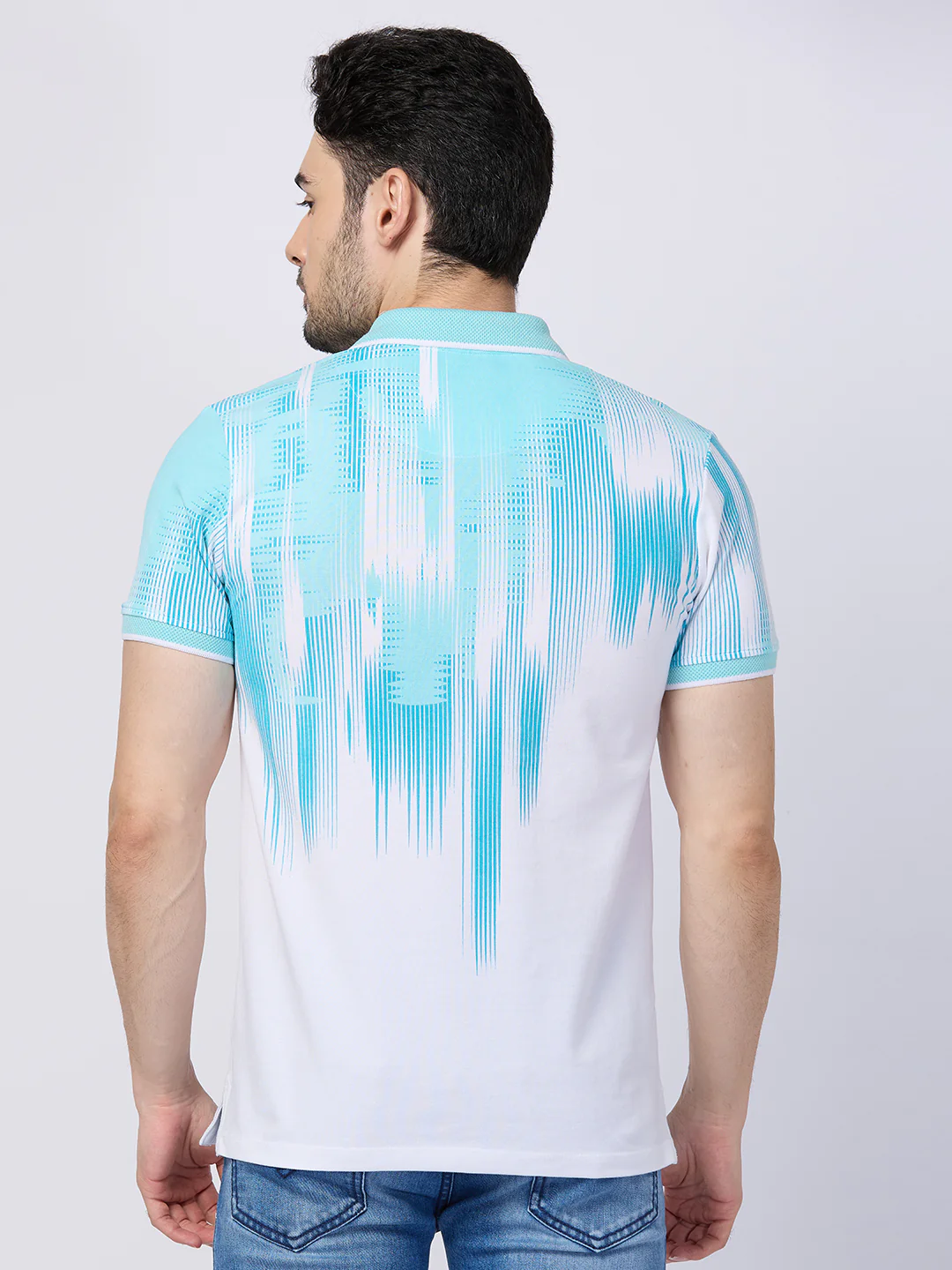 Killer Men Light Green Printed Slim Fit T-Shirts - Image 5