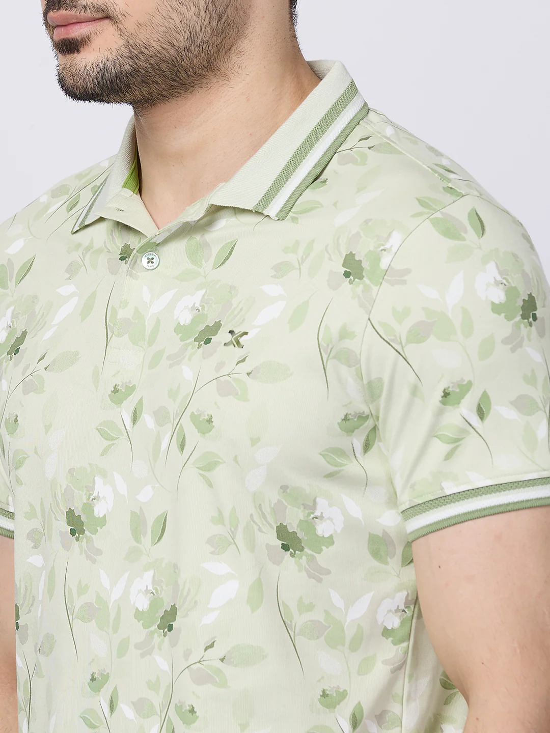 Killer Men Light Green Printed Slim Fit T-Shirts - Image 7