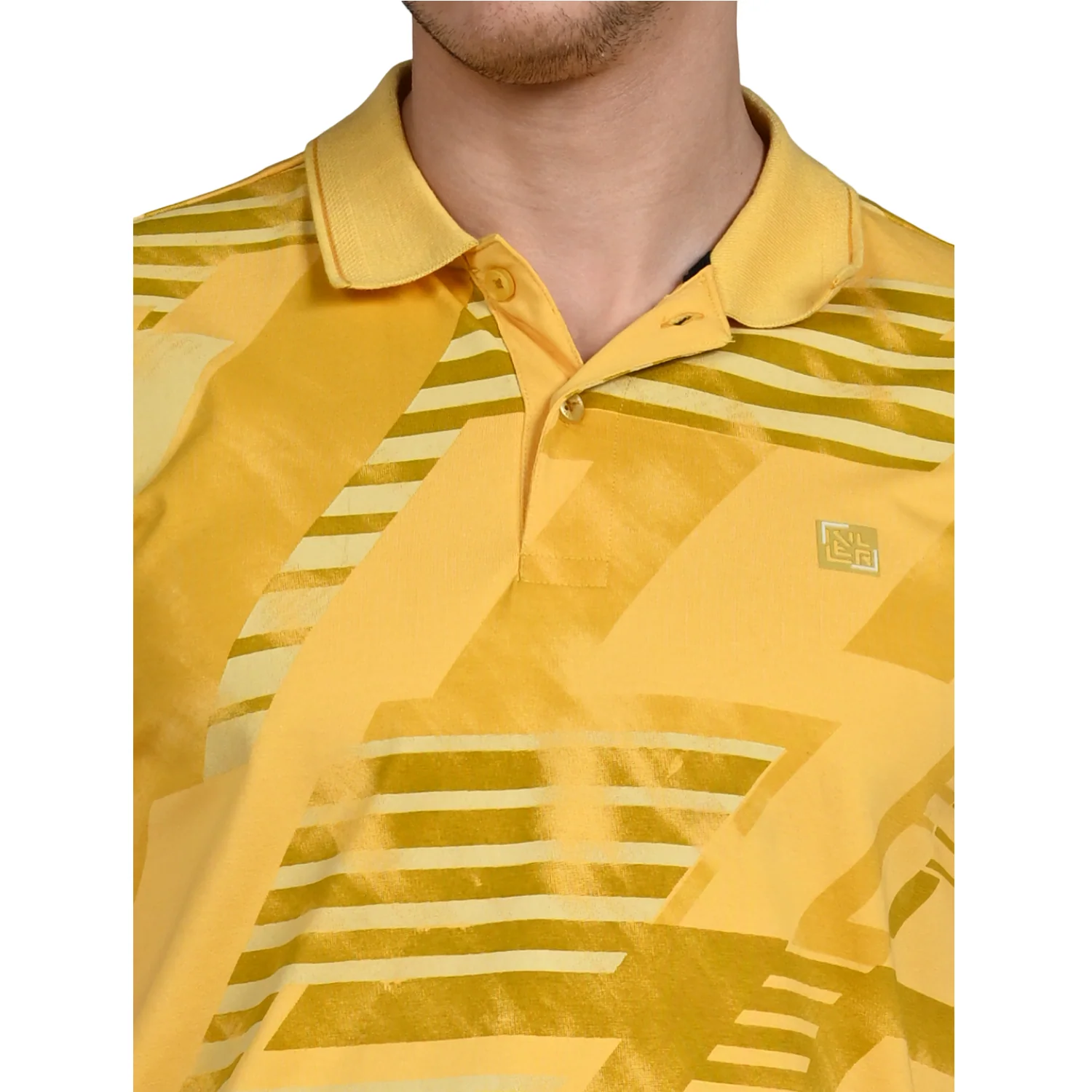 Killer Men Yellow Printed Slim Fit T-Shirt - Image 8