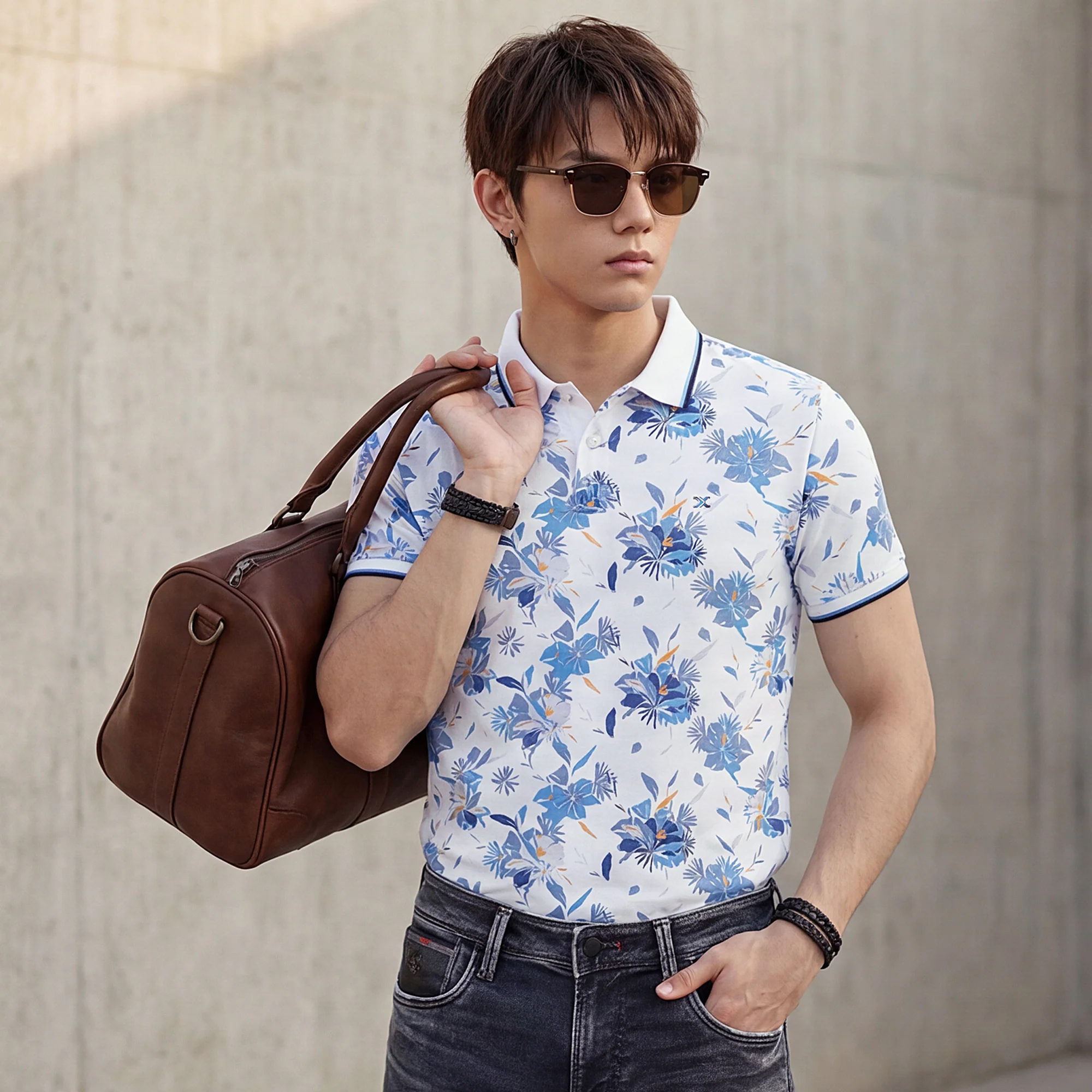 Killer Men White Printed Slim Fit T-Shirts - Image 2