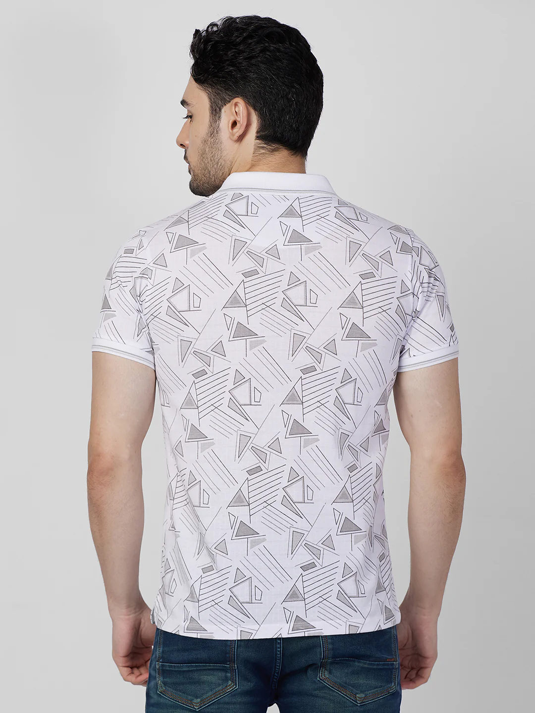 Killer Men White Printed Slim Fit T-Shirts - Image 5