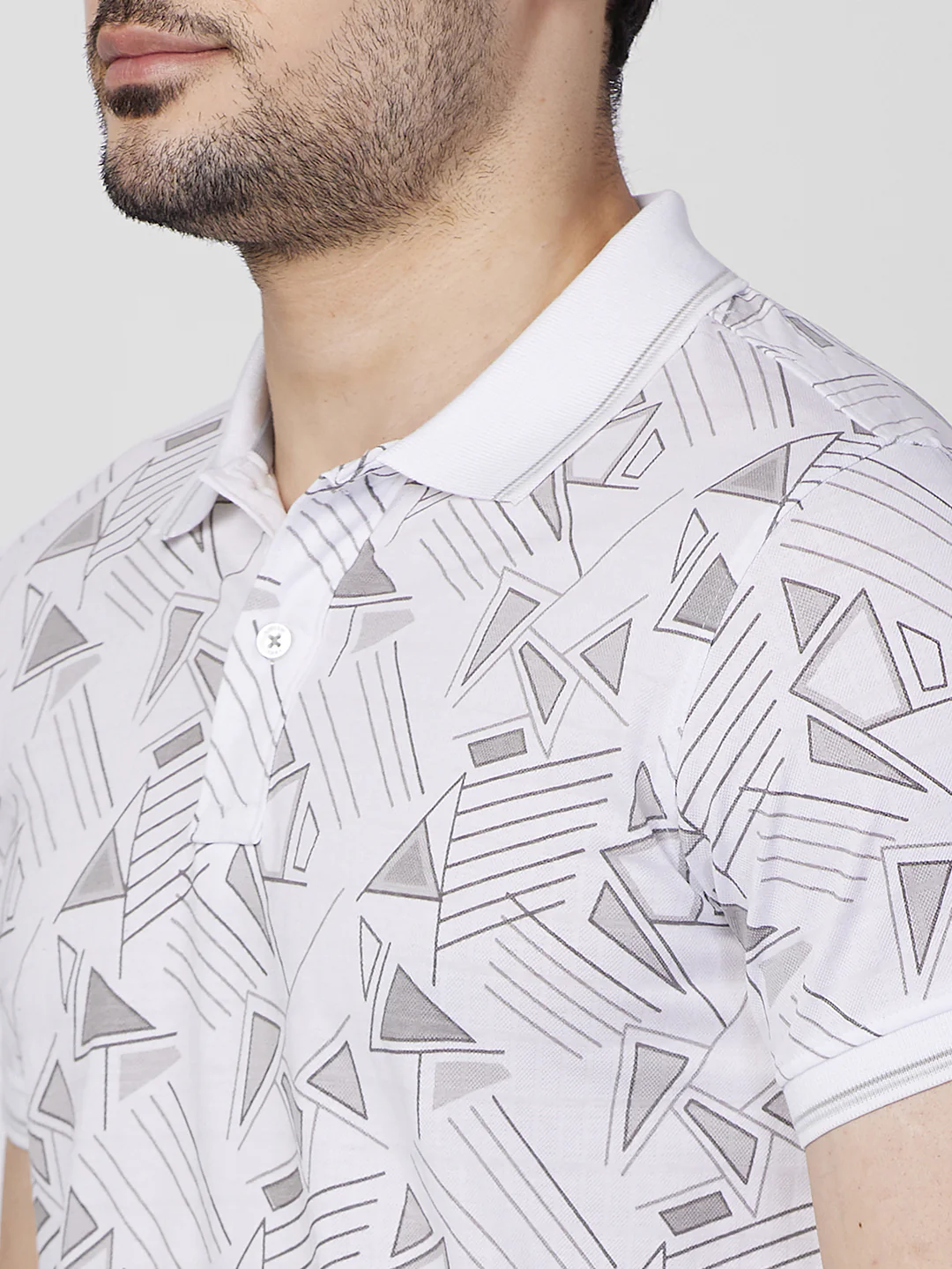 Killer Men White Printed Slim Fit T-Shirts - Image 7