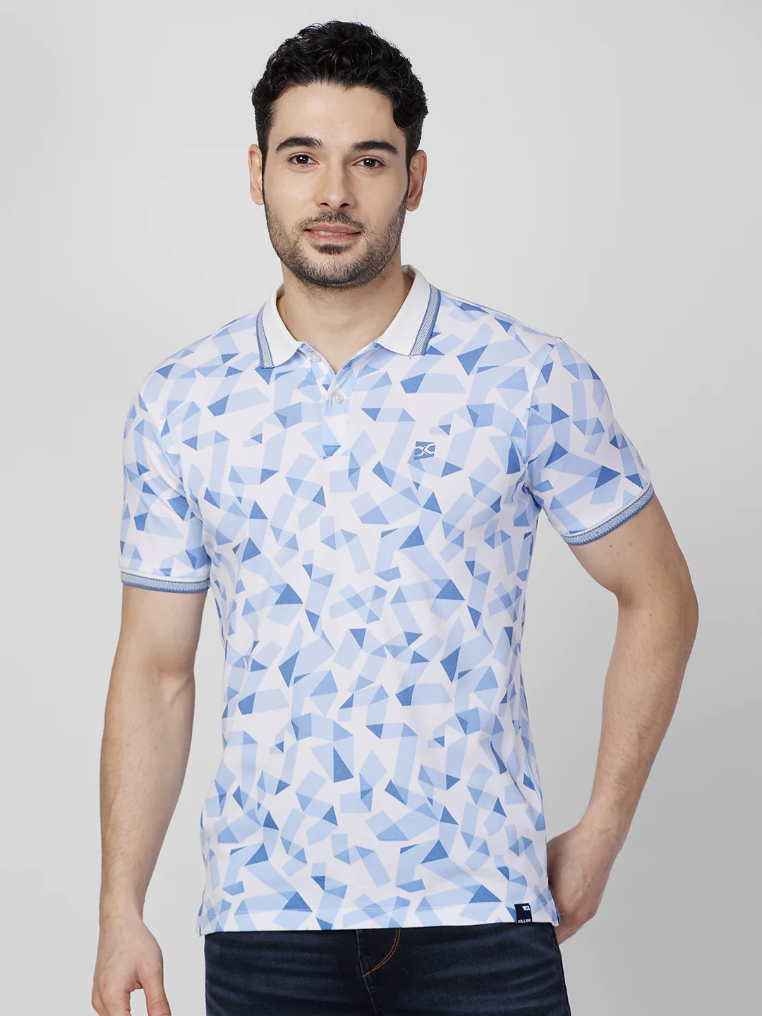 Killer Men White Printed Slim Fit T-Shirts - Image 3