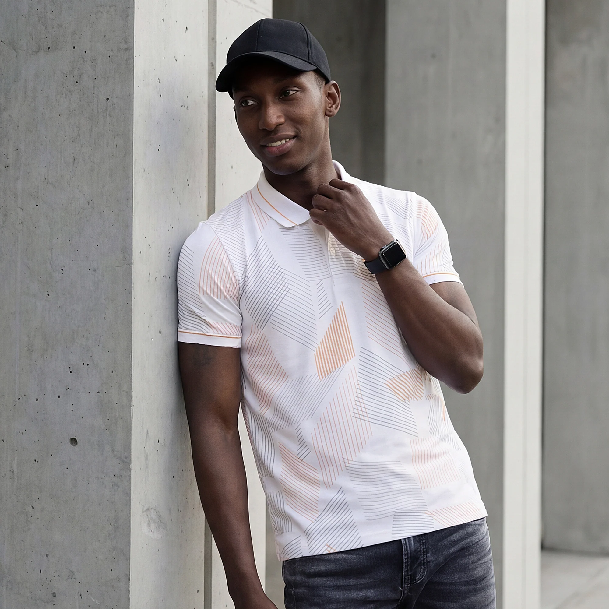 Killer Men White Printed Slim Fit T-Shirts - Image 2