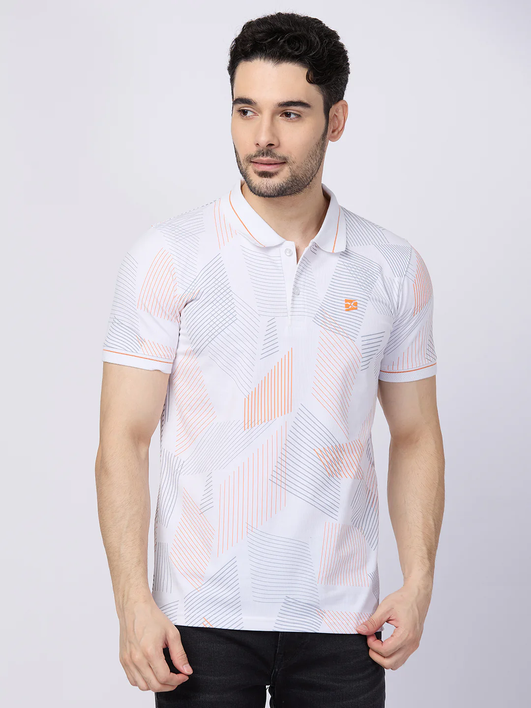 Killer Men White Printed Slim Fit T-Shirts - Image 3