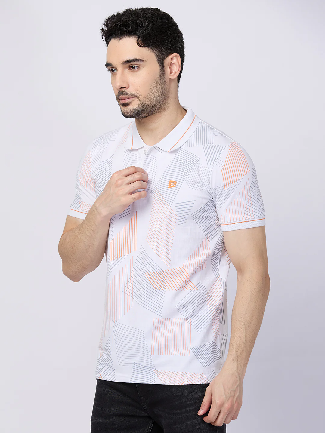 Killer Men White Printed Slim Fit T-Shirts - Image 6