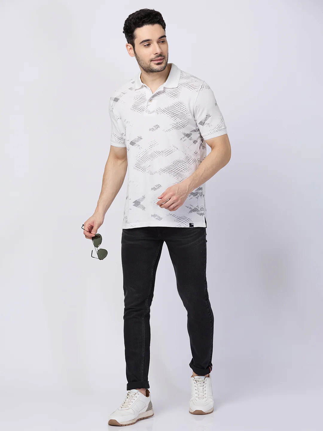 Killer Men White Printed Slim Fit T-Shirts - Image 8