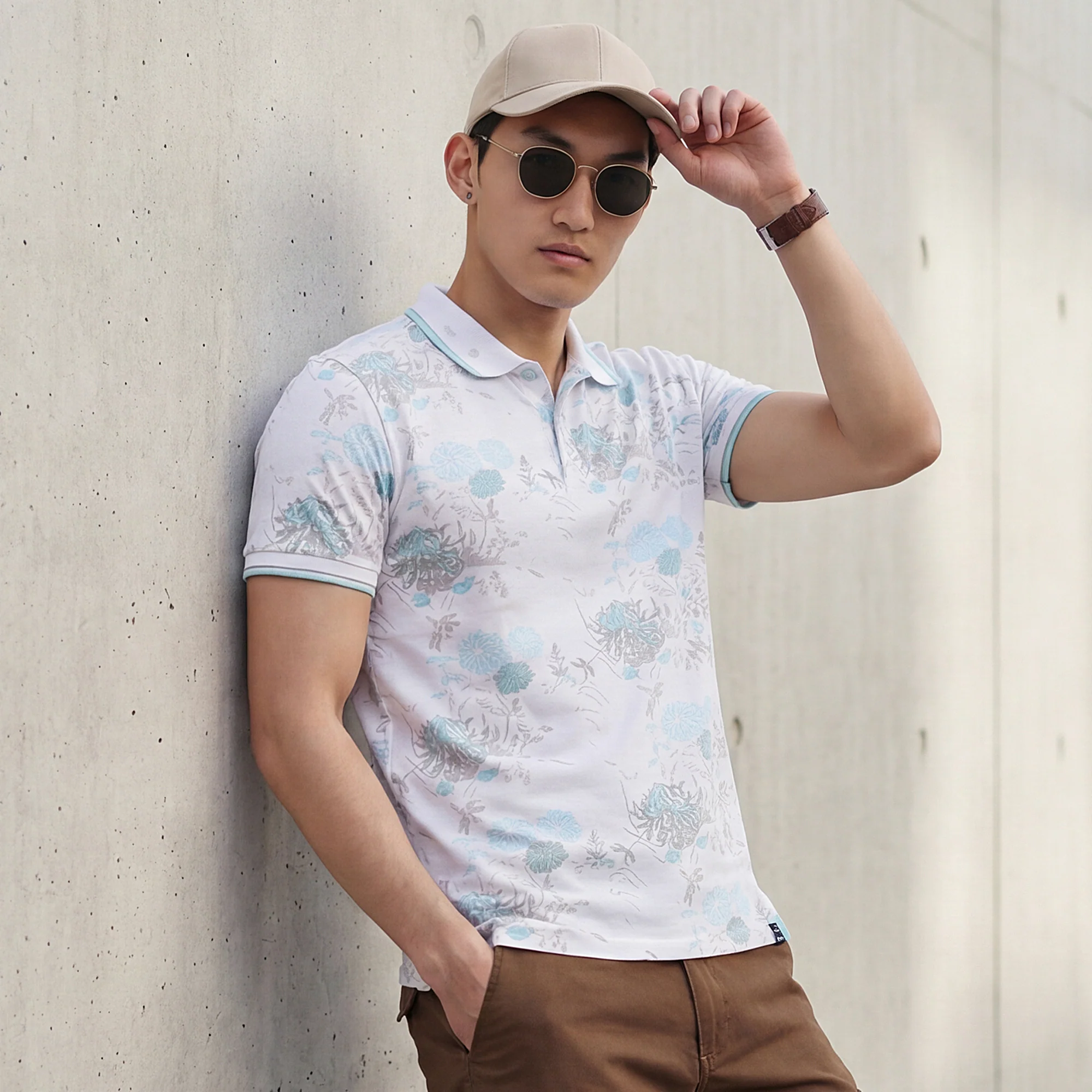 Killer Men White Printed Slim Fit T-Shirts - Image 2