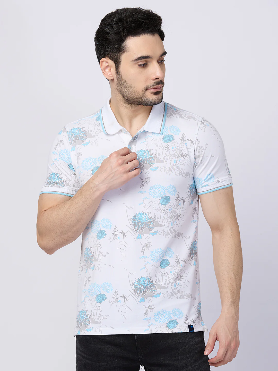 Killer Men White Printed Slim Fit T-Shirts - Image 3