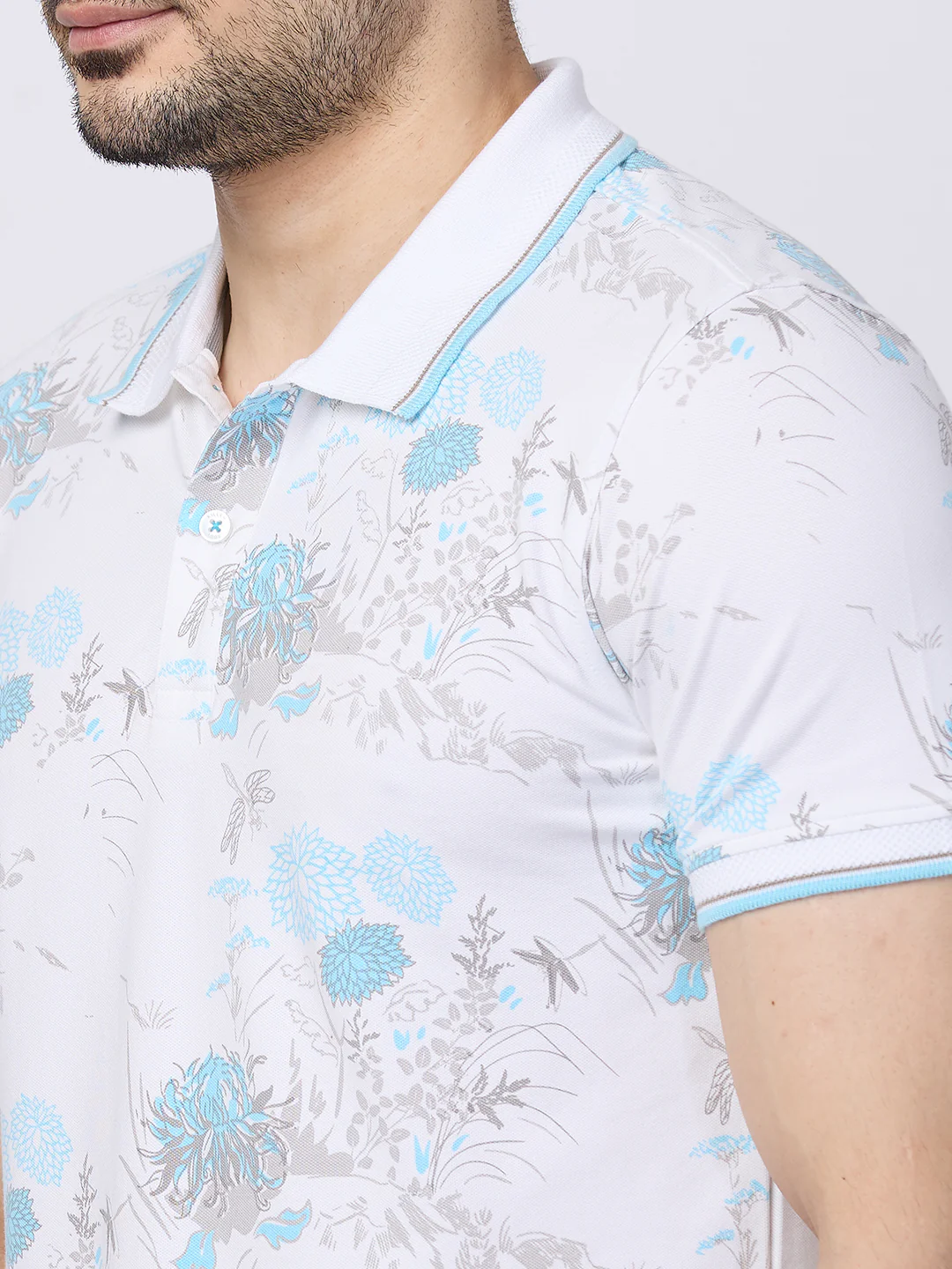 Killer Men White Printed Slim Fit T-Shirts - Image 7