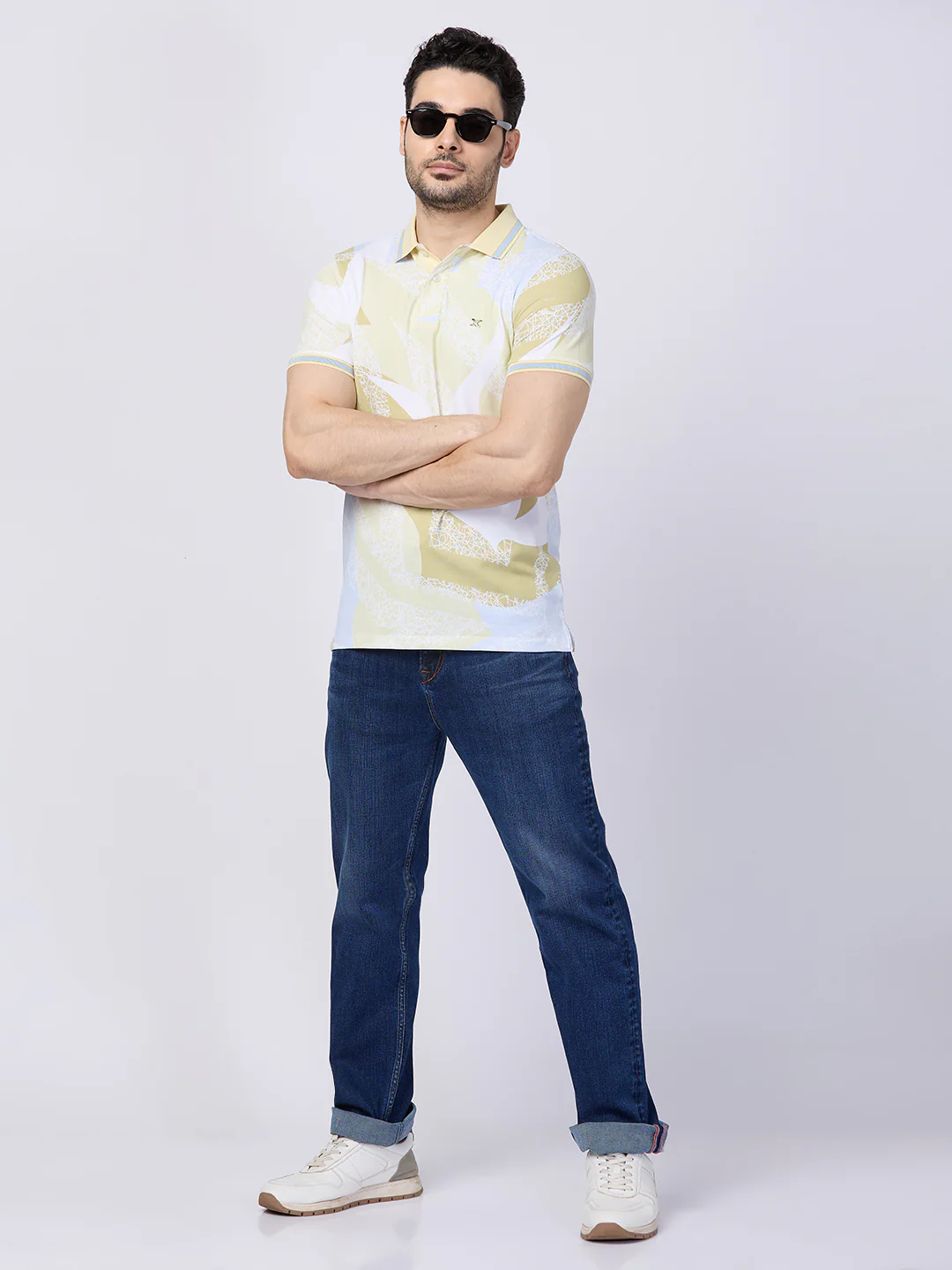Killer Men Yellow Printed Slim Fit T-Shirts - Image 7