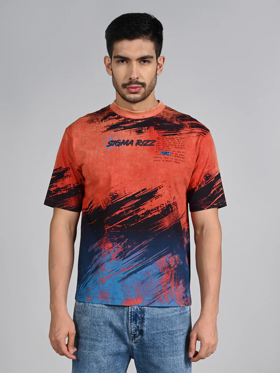 Killer Men Red Printed Round Neck T-Shirts - Image 4