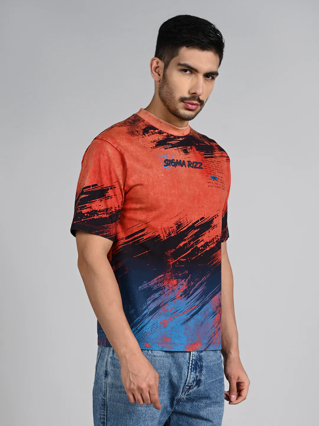 Killer Men Red Printed Round Neck T-Shirts - Image 6