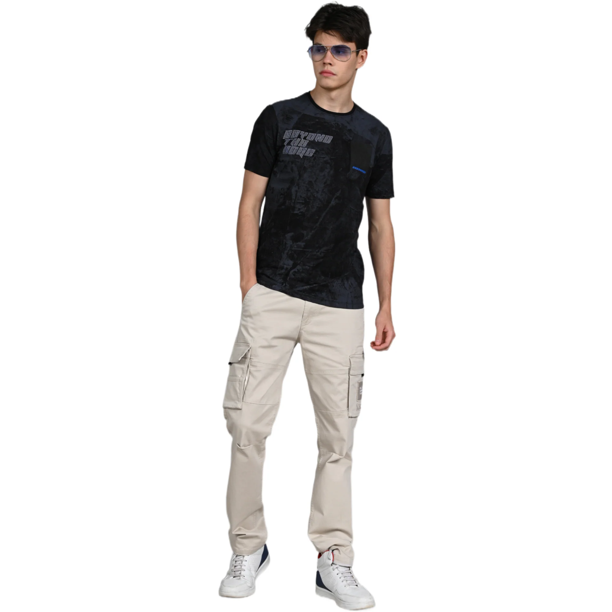 Killer Men Black Printed Slim Fit T-Shirt - Image 3