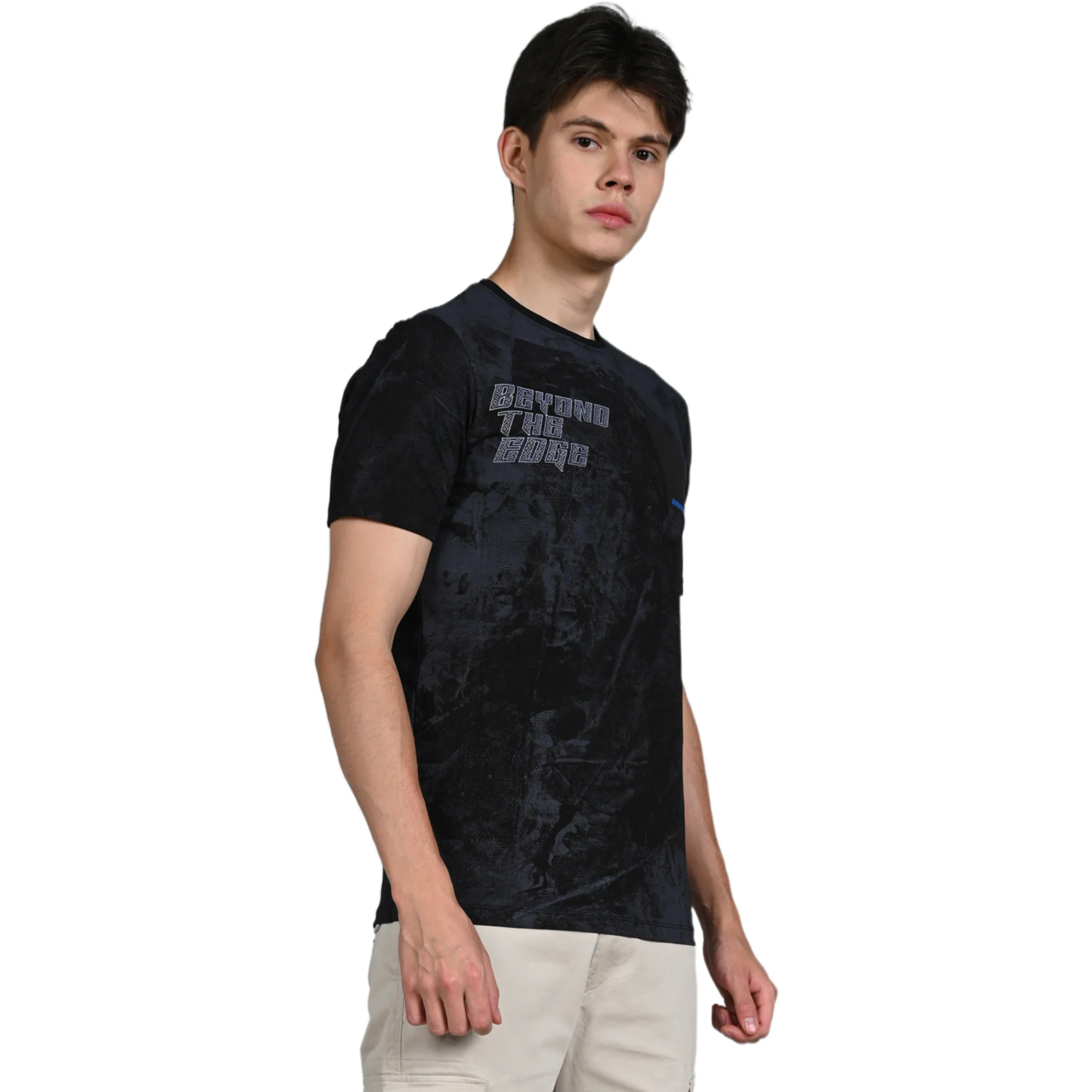 Killer Men Black Printed Slim Fit T-Shirt - Image 5