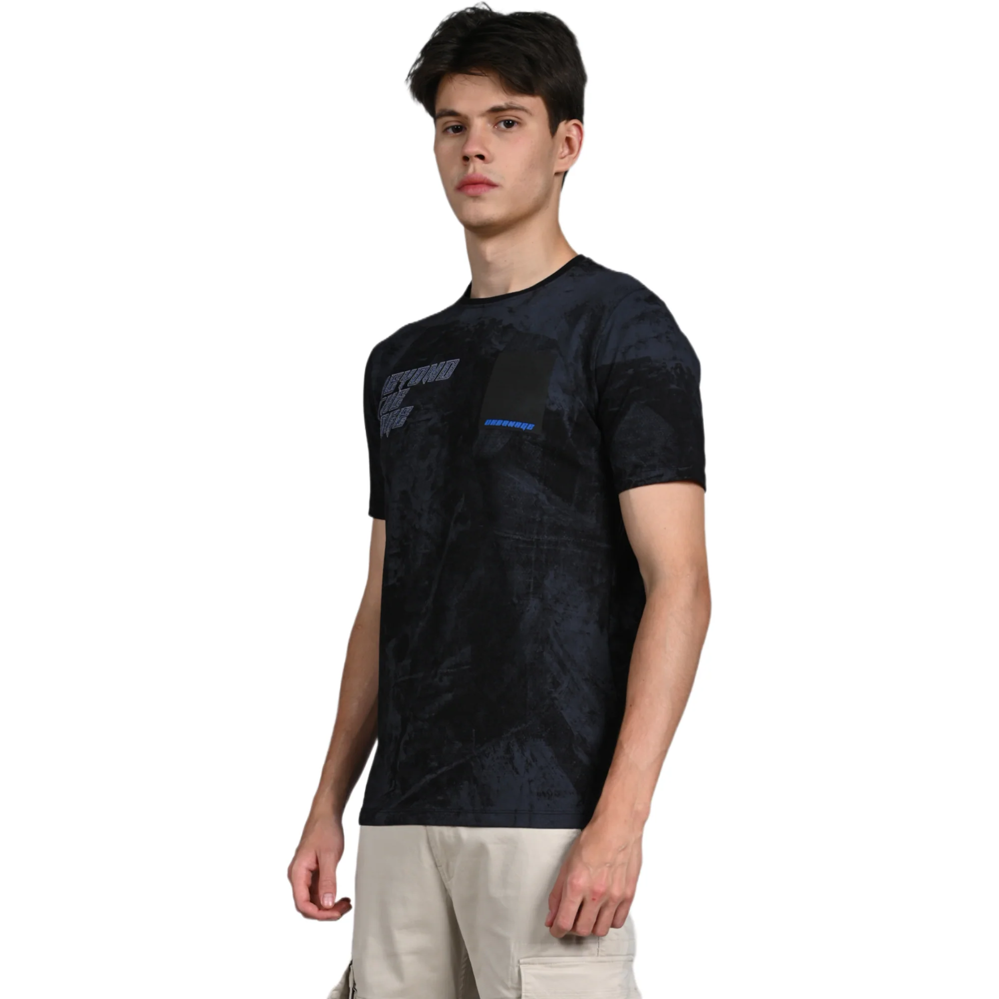 Killer Men Black Printed Slim Fit T-Shirt - Image 6