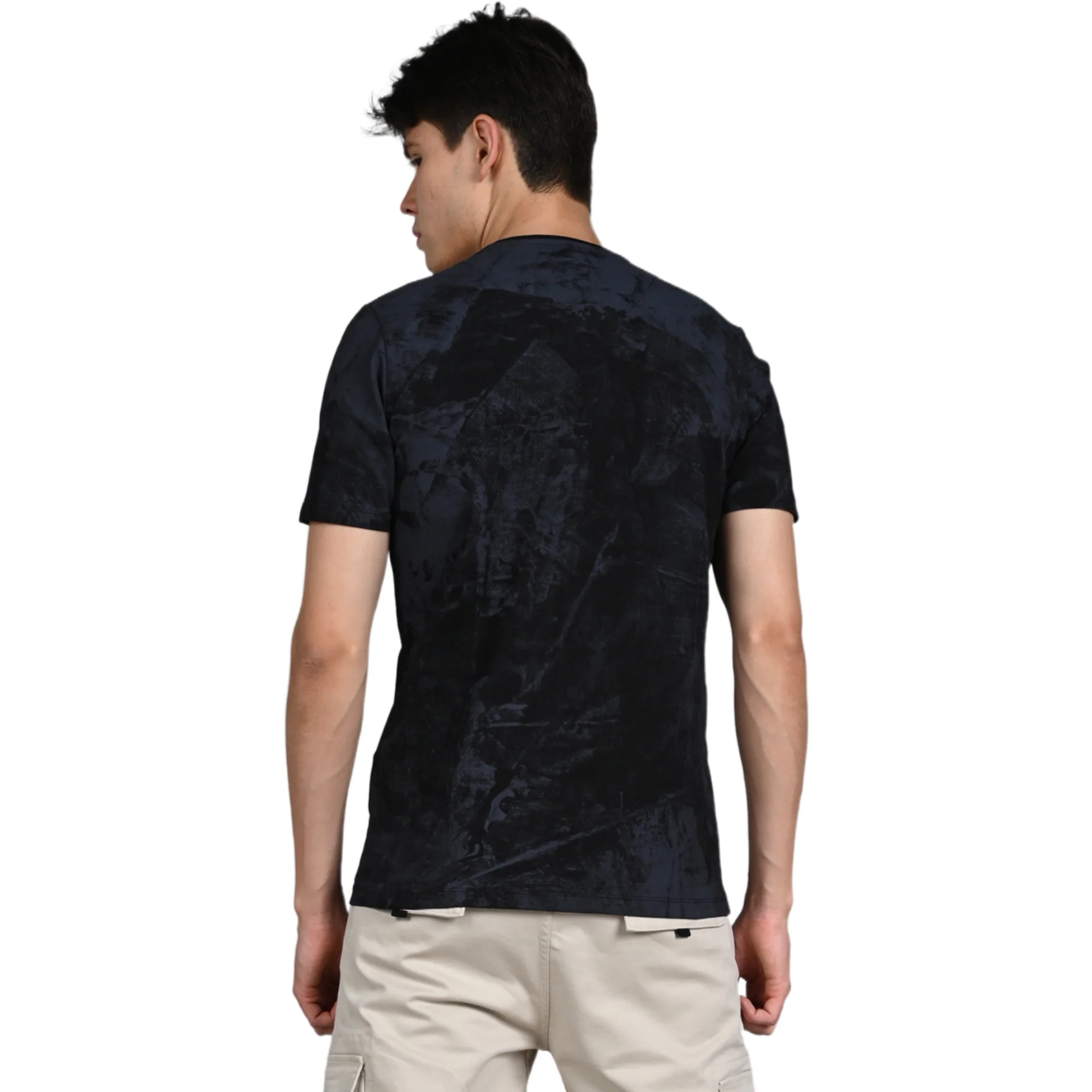 Killer Men Black Printed Slim Fit T-Shirt - Image 7