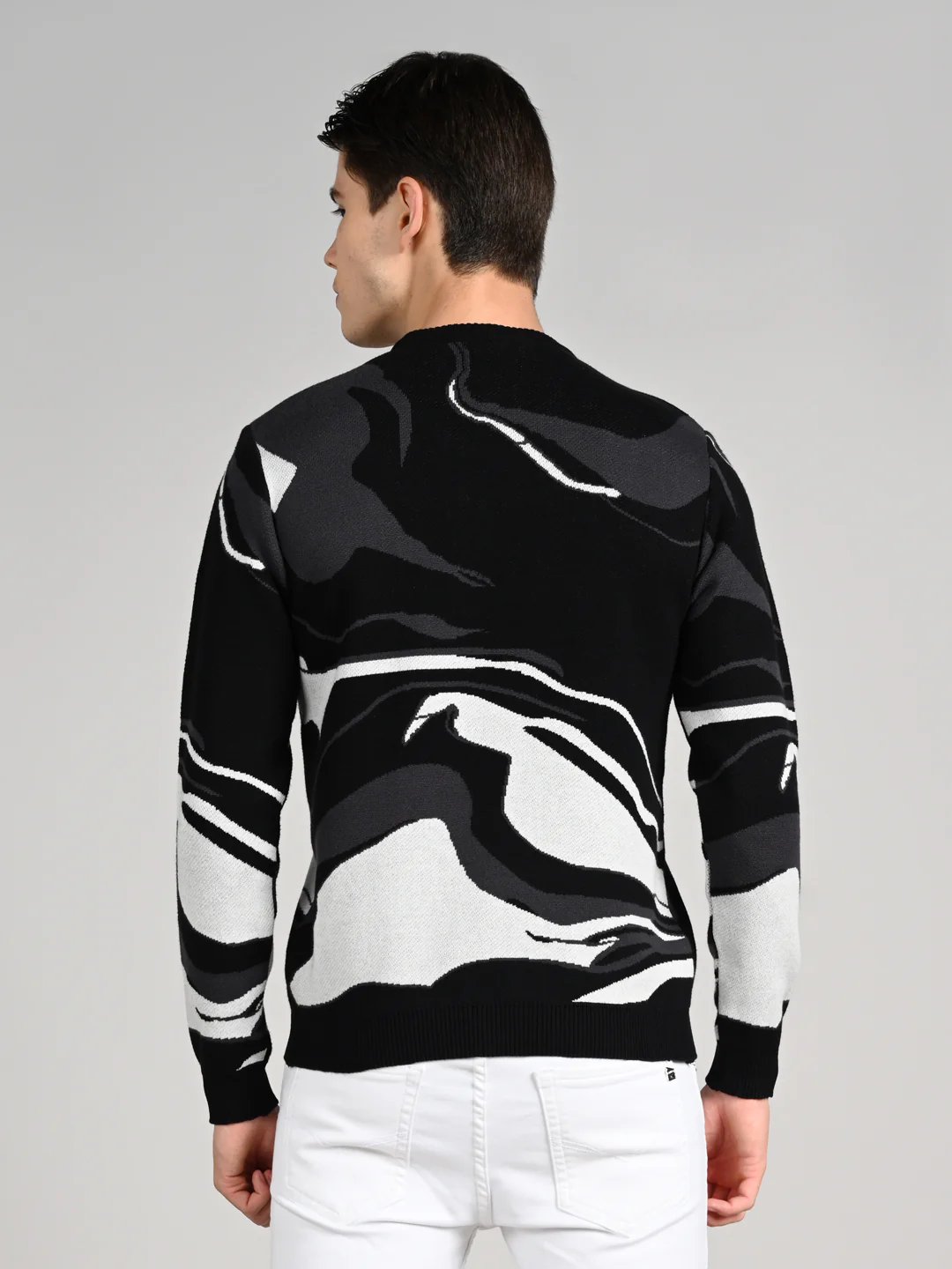Killer Men Round Neck Balck Sweaters - Image 7