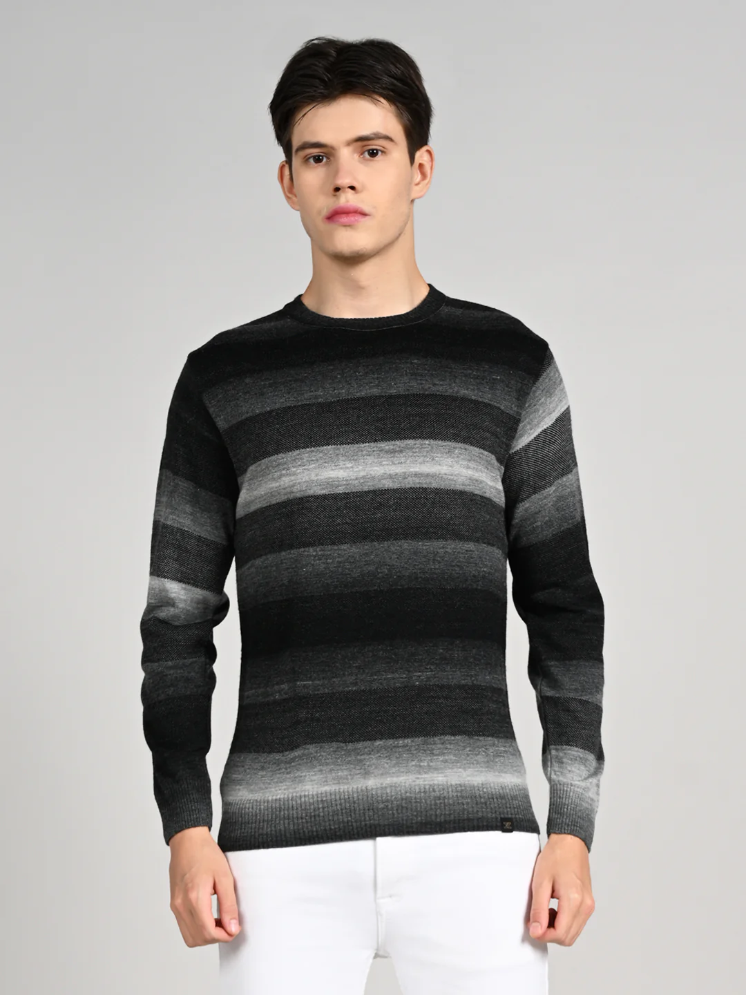 Killer Men Round Neck Balck Sweaters - Image 4