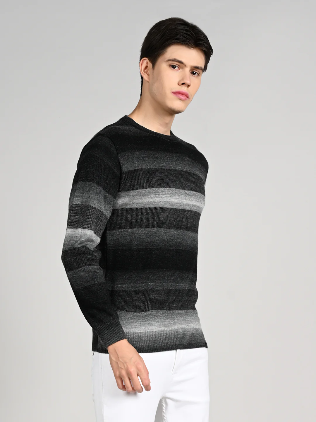Killer Men Round Neck Balck Sweaters - Image 5
