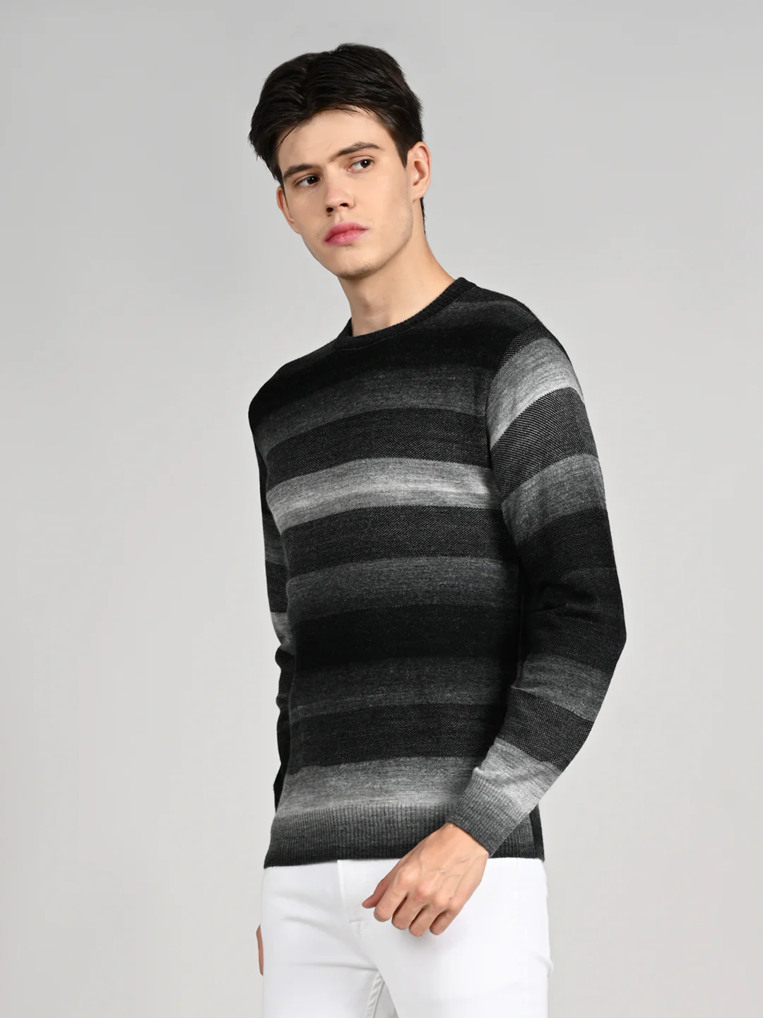 Killer Men Round Neck Balck Sweaters - Image 6