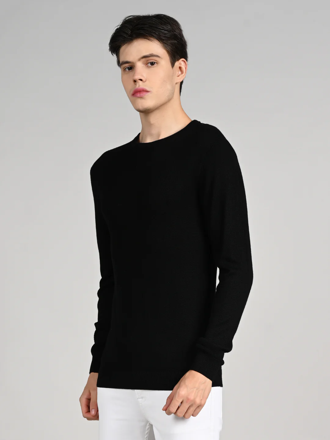 Killer Men Round Neck Balck Sweaters - Image 6
