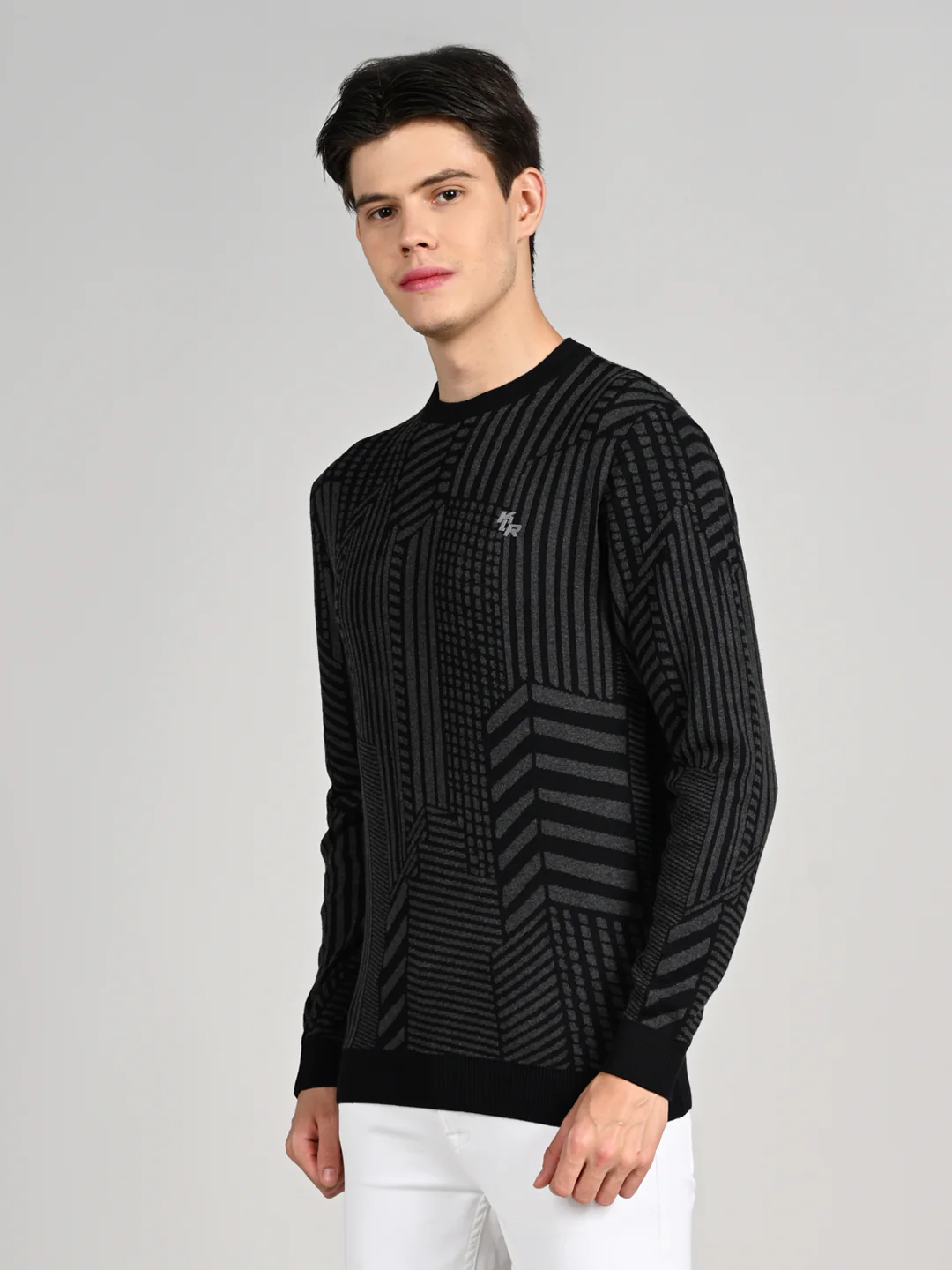 Killer Men Round Neck Balck Sweaters - Image 7