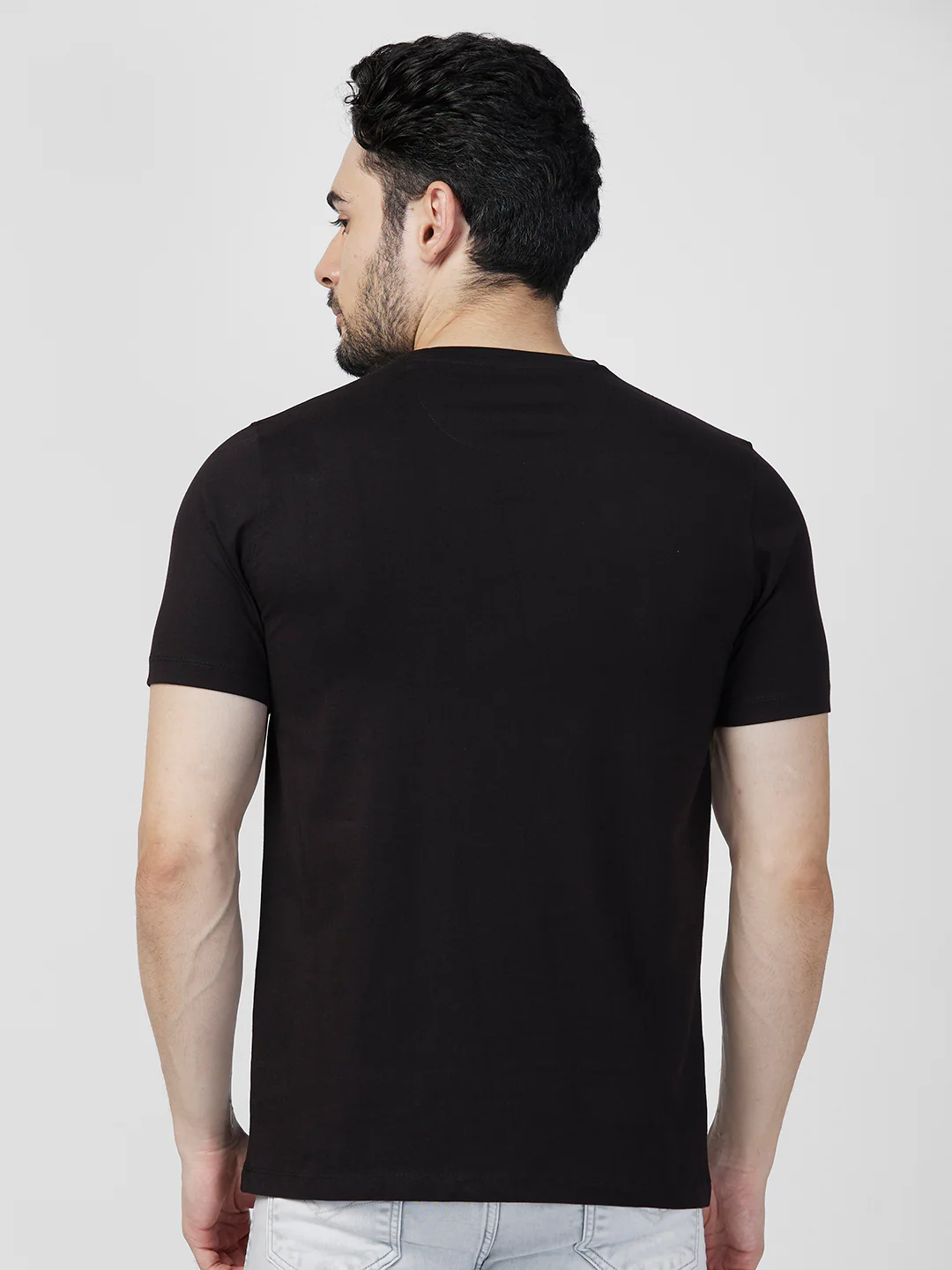Killer Men Black Printed Slim Fit T-Shirts - Image 5