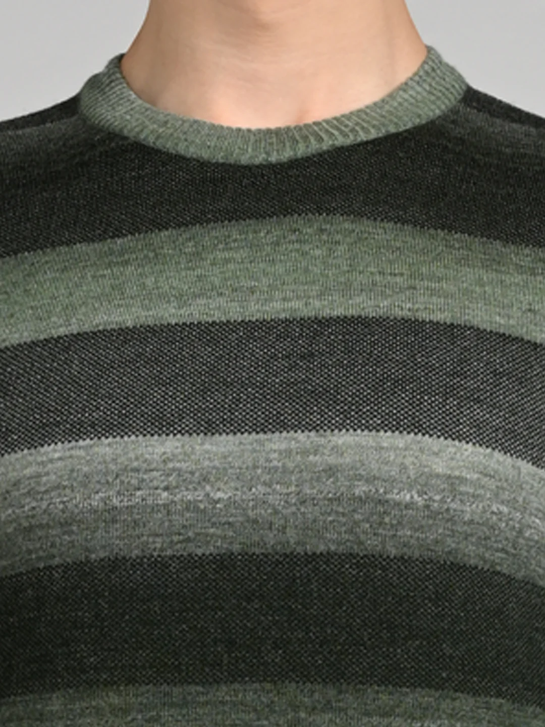 Killer Men Round Neck Green Sweaters - Image 8