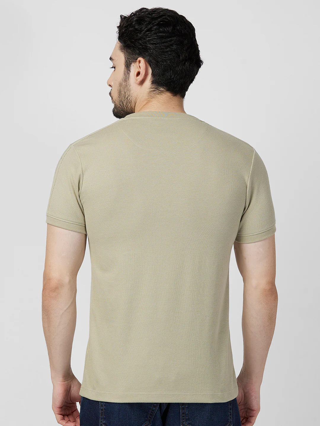 Killer Men Light Green Printed Slim Fit T-Shirts - Image 5