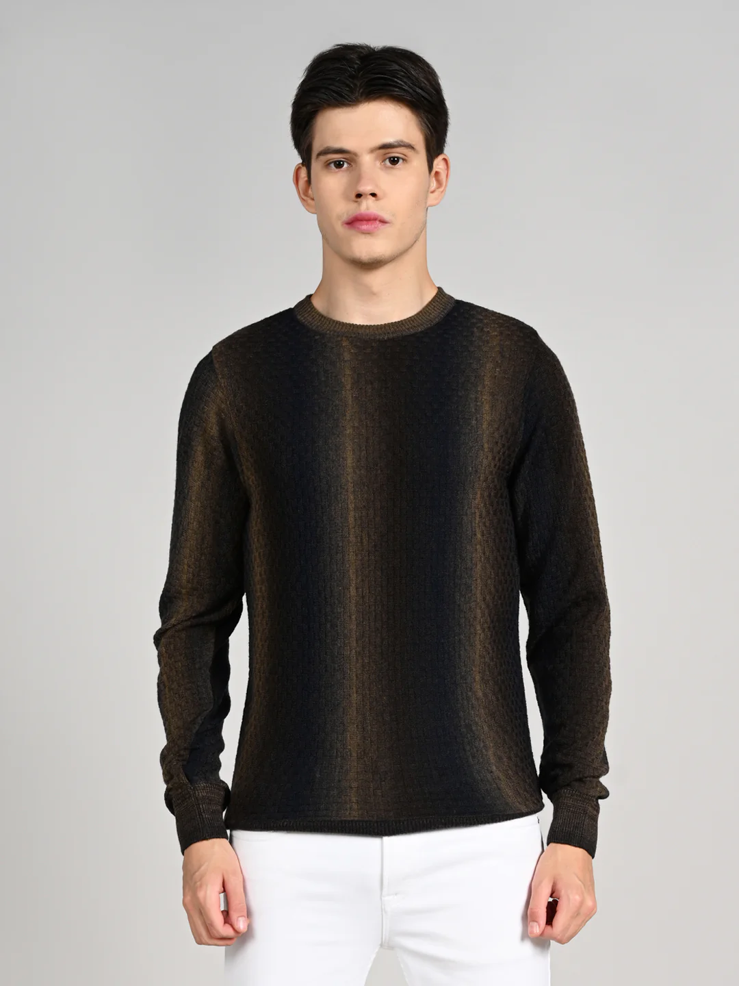 Killer Men Round Neck Navy Sweaters - Image 4